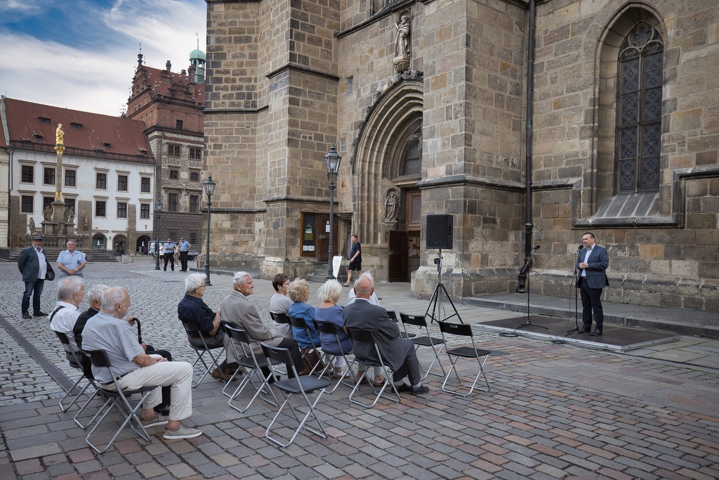 Město si připomnělo události 21. srpna 1968 (foto: R. Muchka, 21.8.2022)