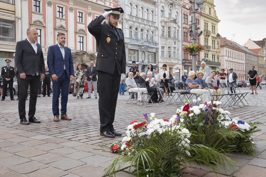 Město si připomnělo události 21. srpna 1968 (foto: R. Muchka, 21.8.2022)