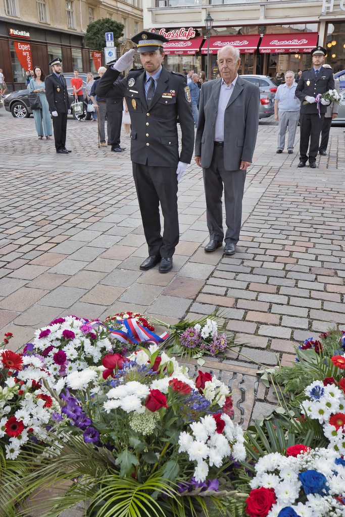 Město si připomnělo události 21. srpna 1968 (foto: R. Muchka, 21.8.2022)