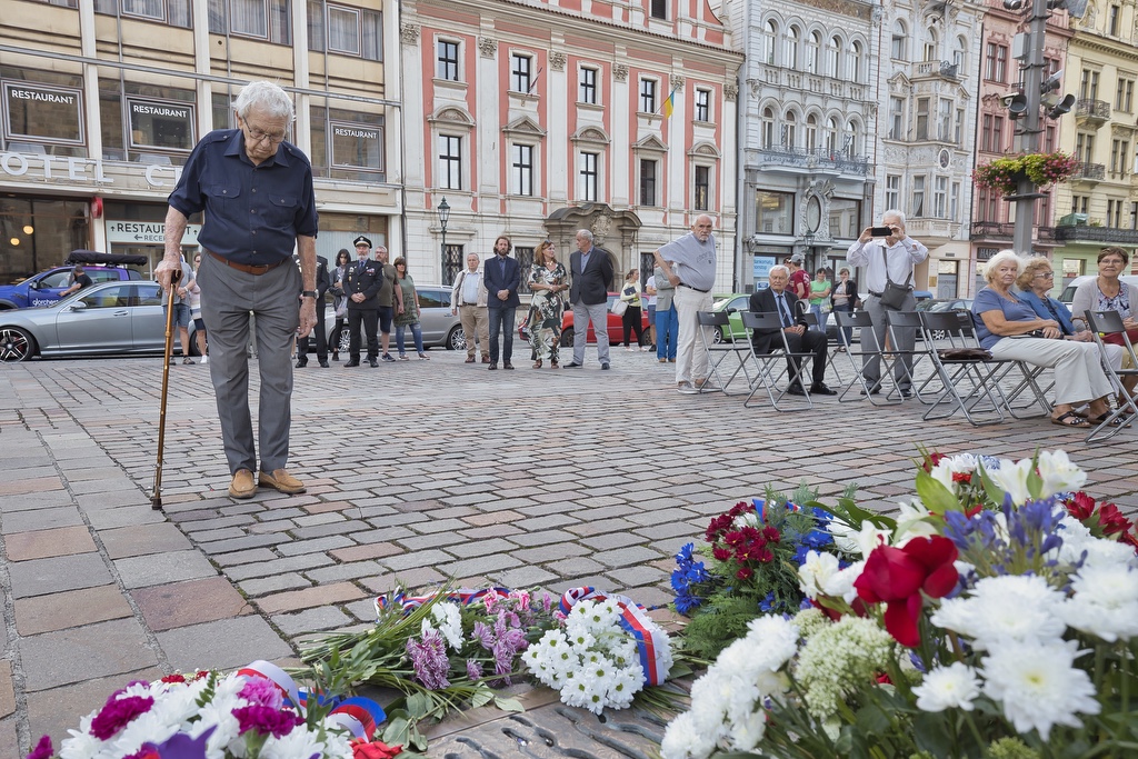 Město si připomnělo události 21. srpna 1968 (foto: R. Muchka, 21.8.2022)