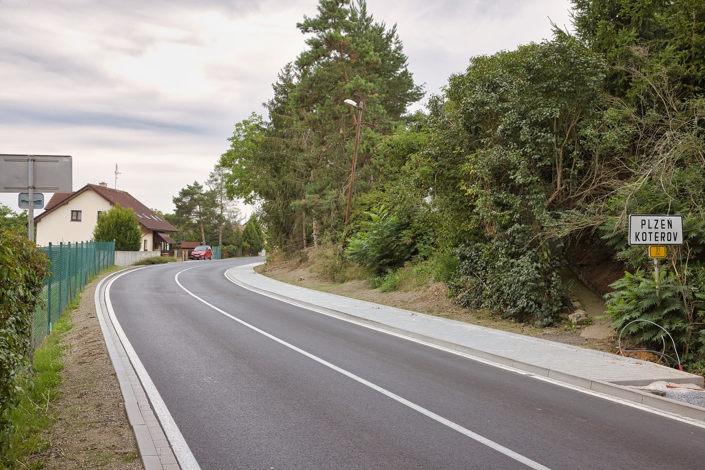 Plzeň vybudovala kanalizaci a vodovod v Koterově za 254 milionů korun (foto: R. Muchka, 31.8.2022)
