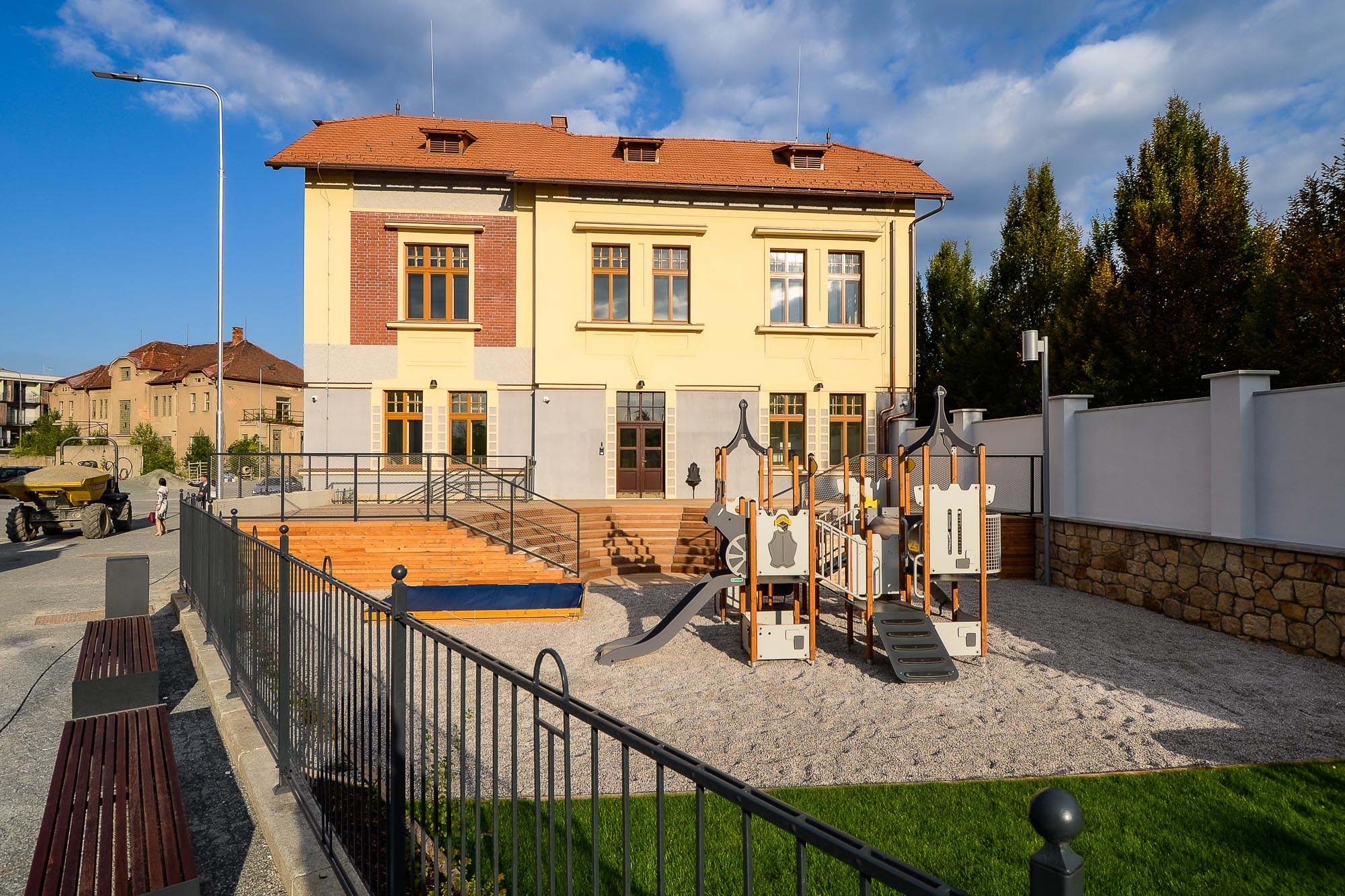 První školní den v Plzni (foto: M. Pecuch, A. Jarošová, E. Kriegerová, H. Josefová, 1.9.2022)