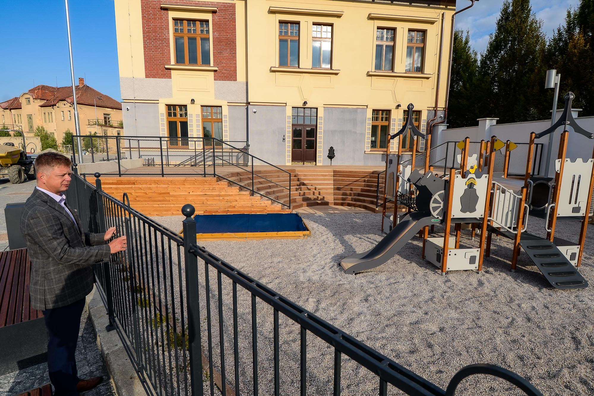 První školní den v Plzni (foto: M. Pecuch, A. Jarošová, E. Kriegerová, H. Josefová, 1.9.2022)