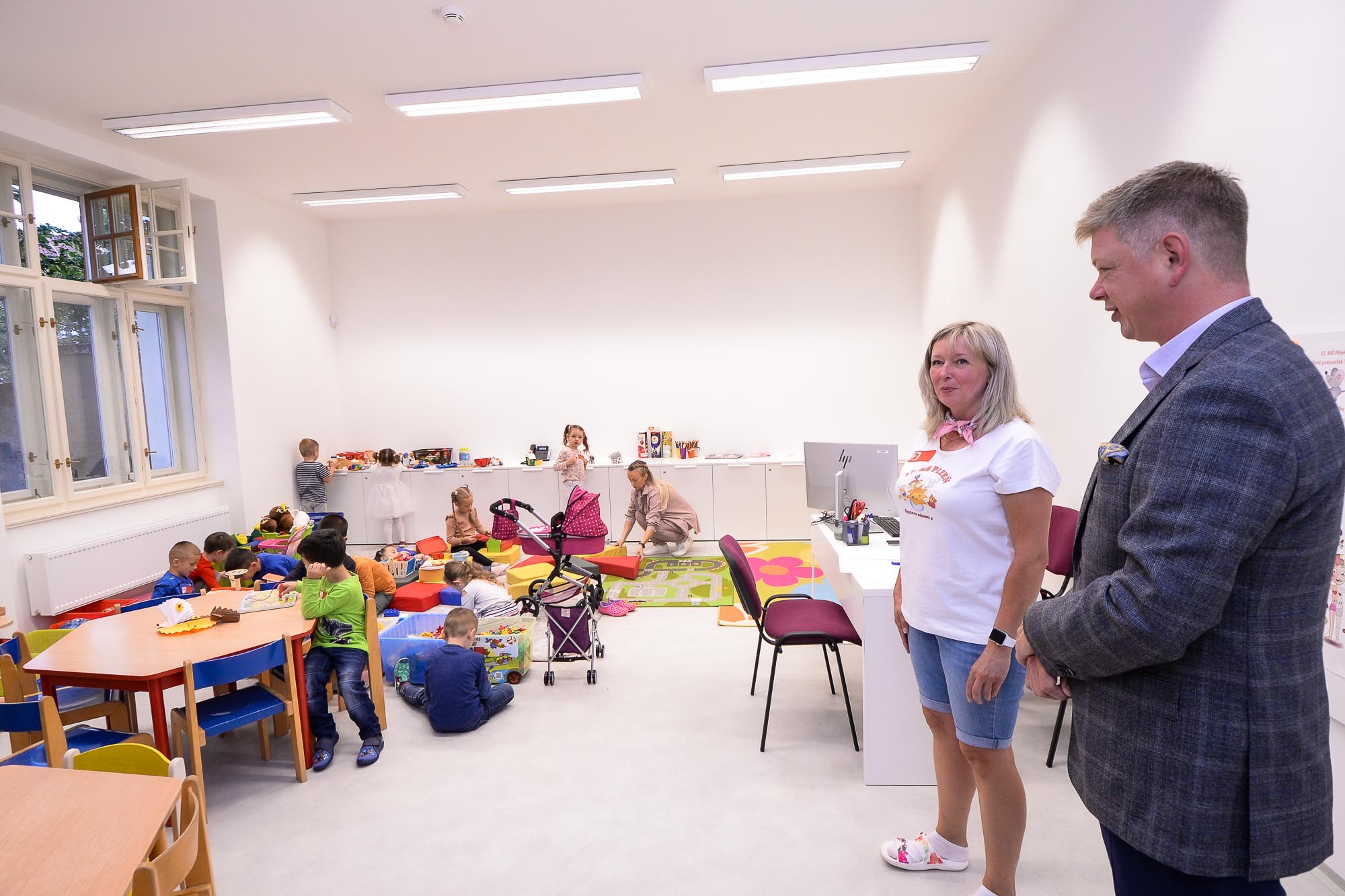 První školní den v Plzni (foto: M. Pecuch, A. Jarošová, E. Kriegerová, H. Josefová, 1.9.2022)