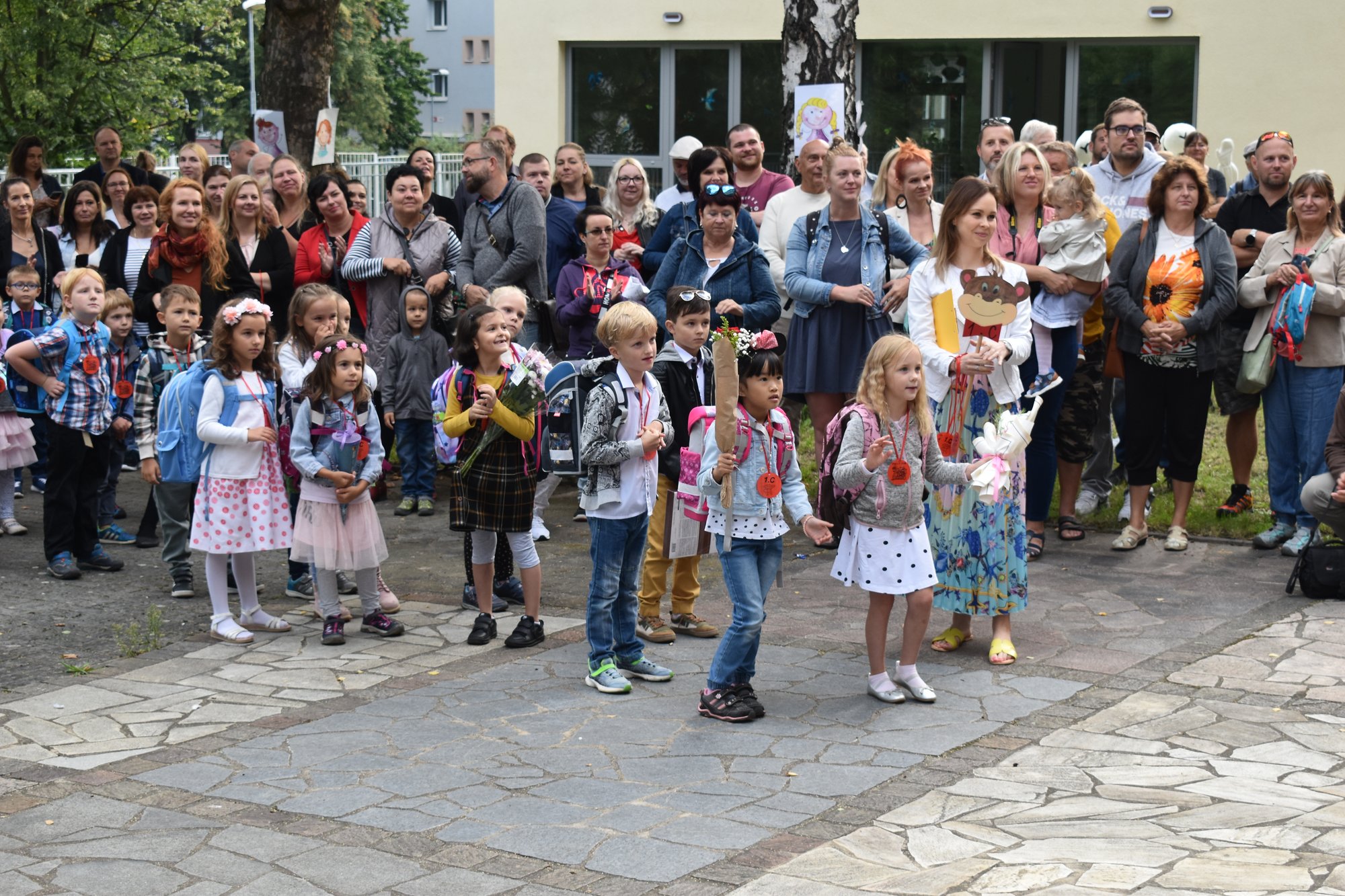 První školní den v Plzni