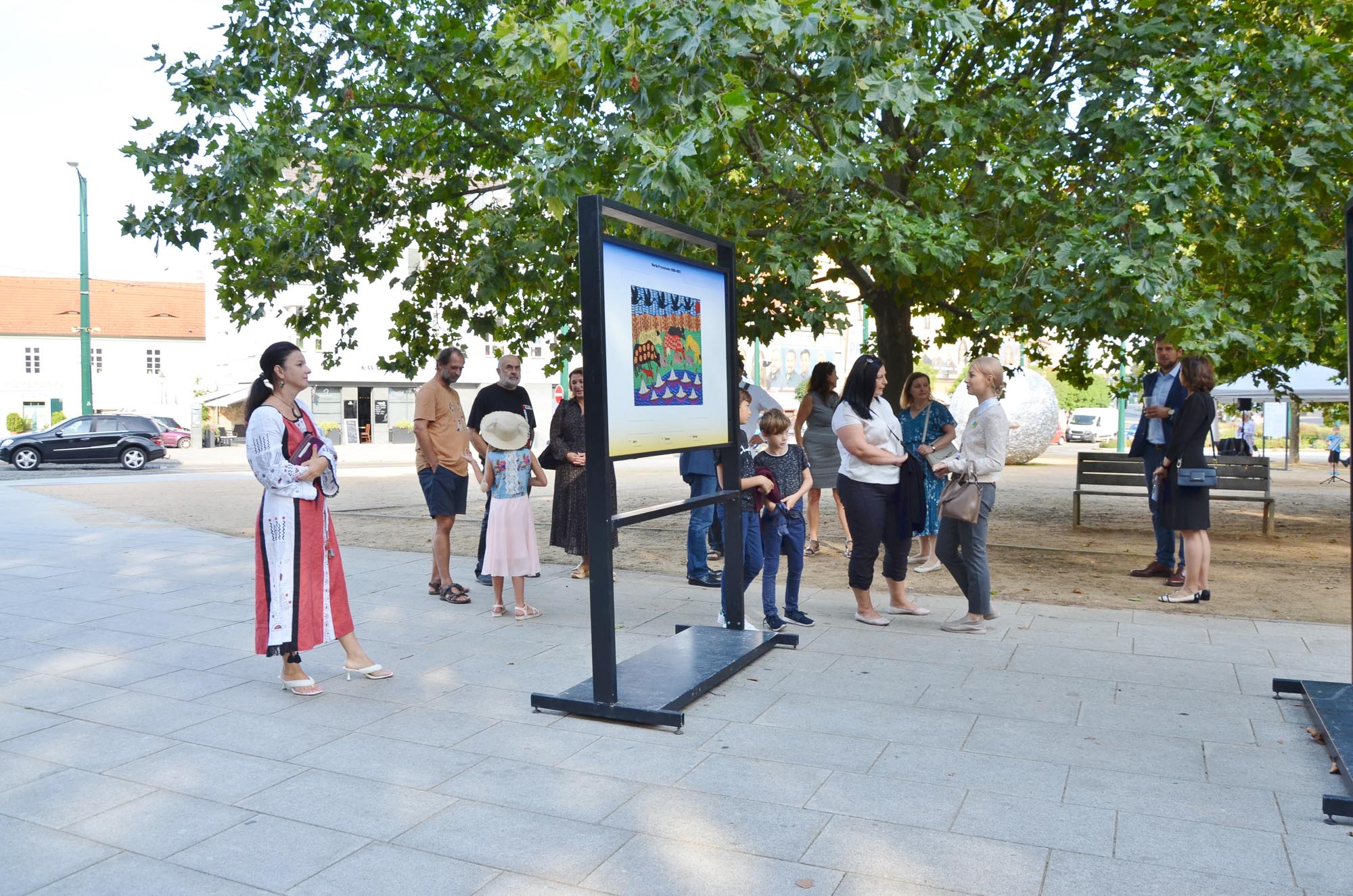 Výstava Ukrajinský svět Marie Prymačenko a koncert Karaimská hudební mapa (foto: E. Kriegerová, J. Engler, 30.8.2022)
