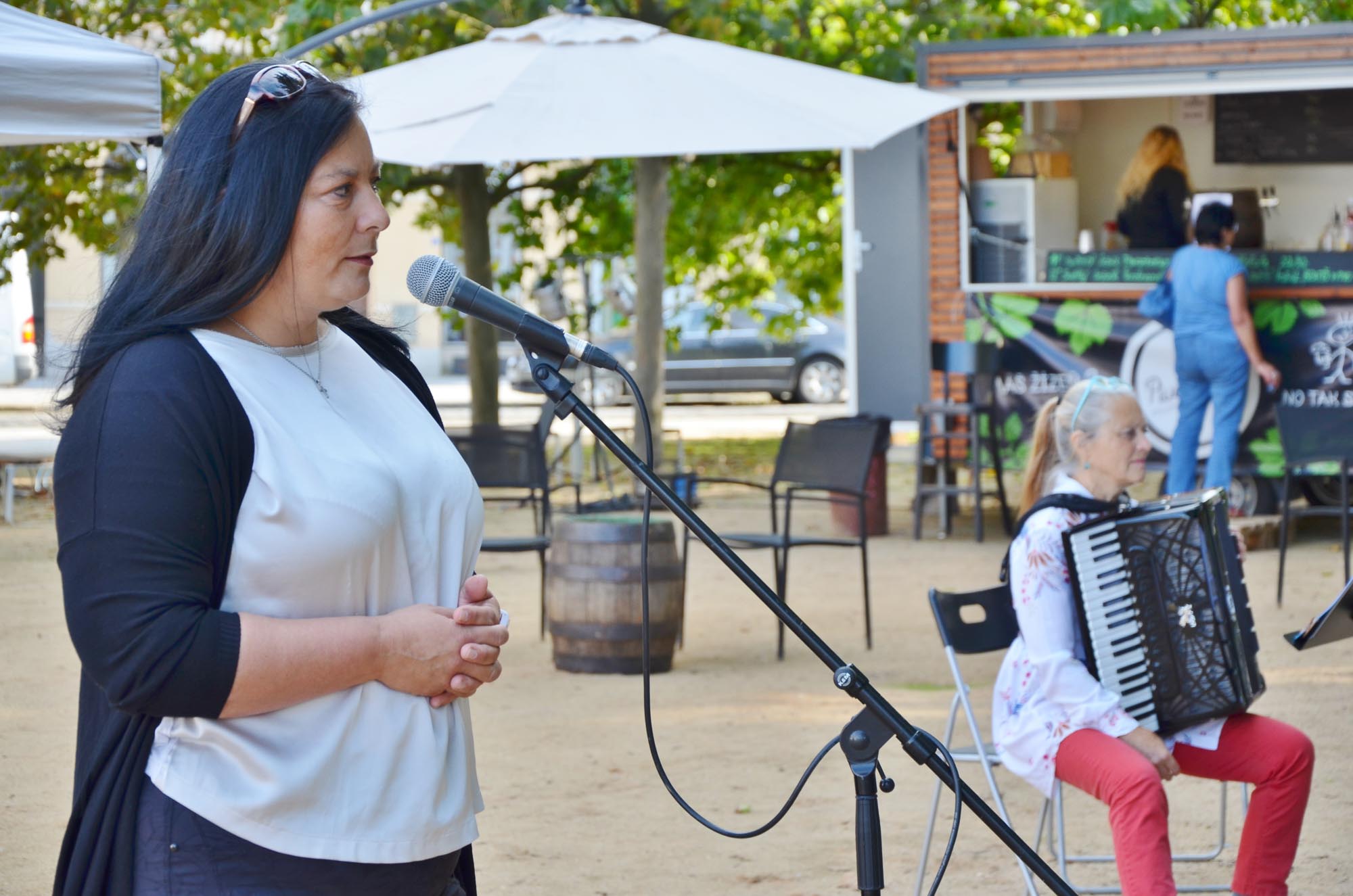 Výstava Ukrajinský svět Marie Prymačenko a koncert Karaimská hudební mapa (foto: E. Kriegerová, J. Engler, 30.8.2022)
