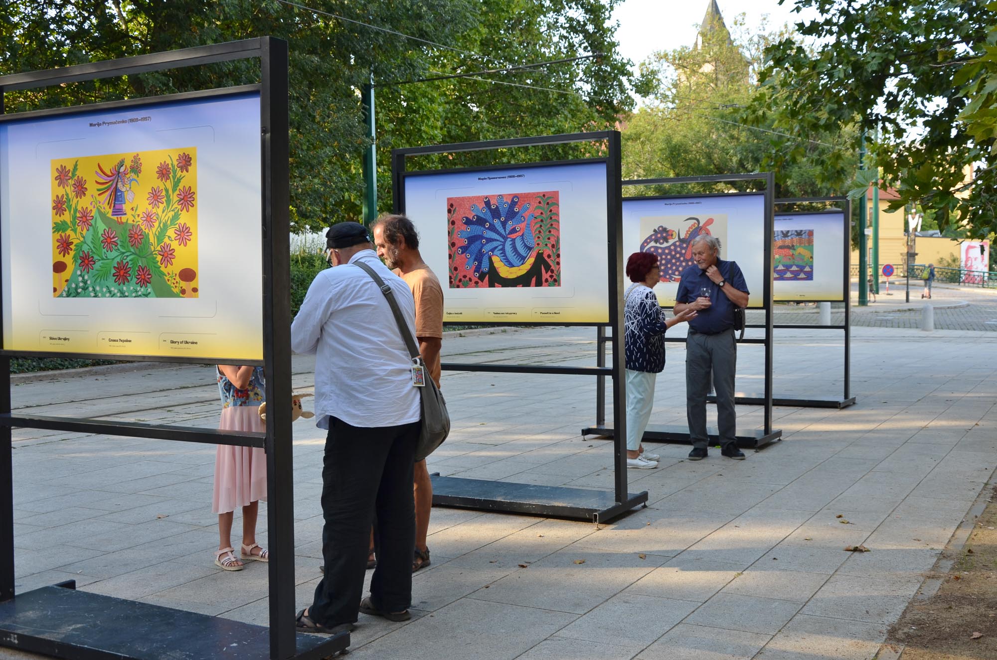 Výstava Ukrajinský svět Marie Prymačenko a koncert Karaimská hudební mapa (foto: E. Kriegerová, J. Engler, 30.8.2022)