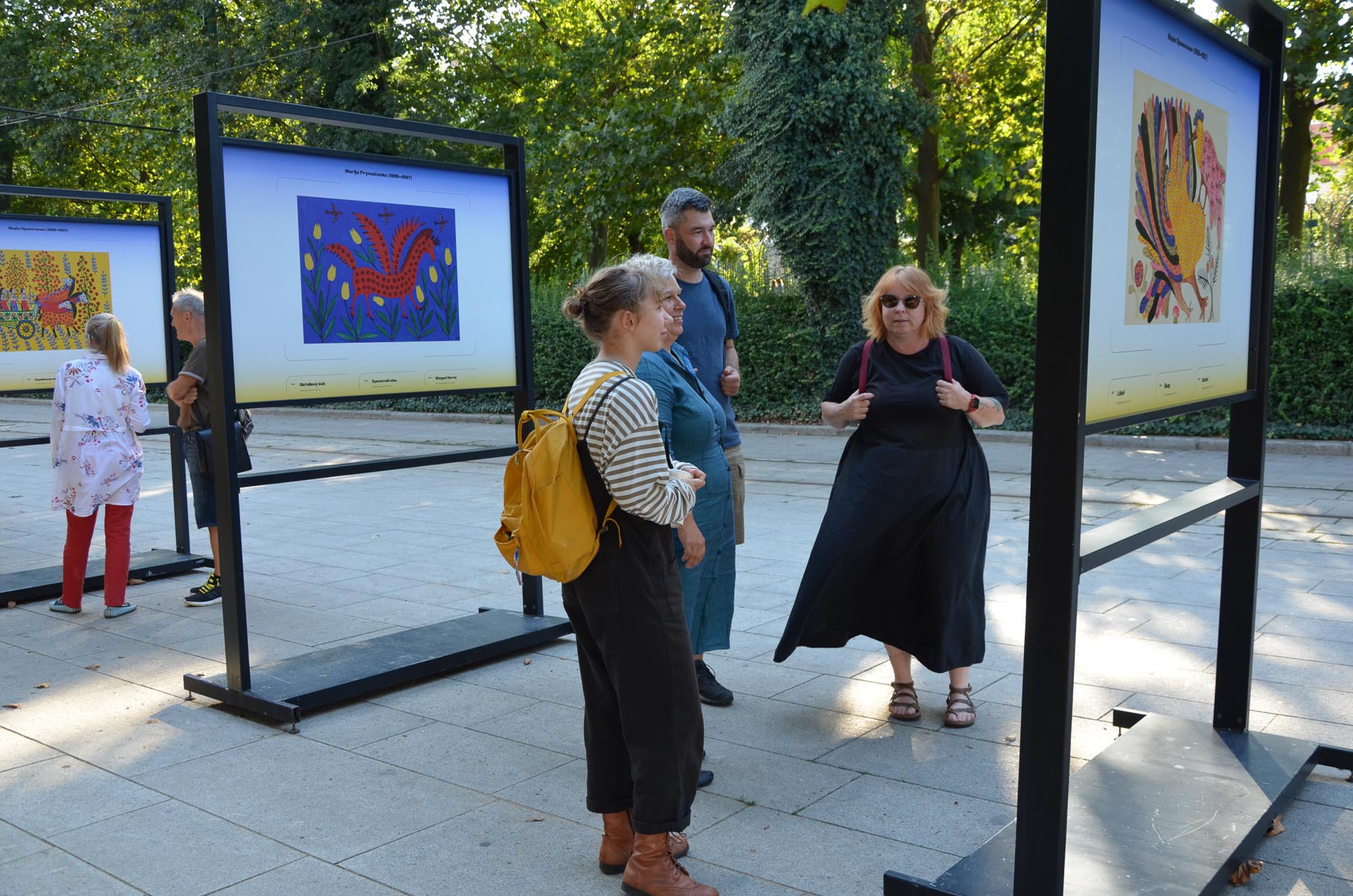 Výstava Ukrajinský svět Marie Prymačenko a koncert Karaimská hudební mapa (foto: E. Kriegerová, J. Engler, 30.8.2022)