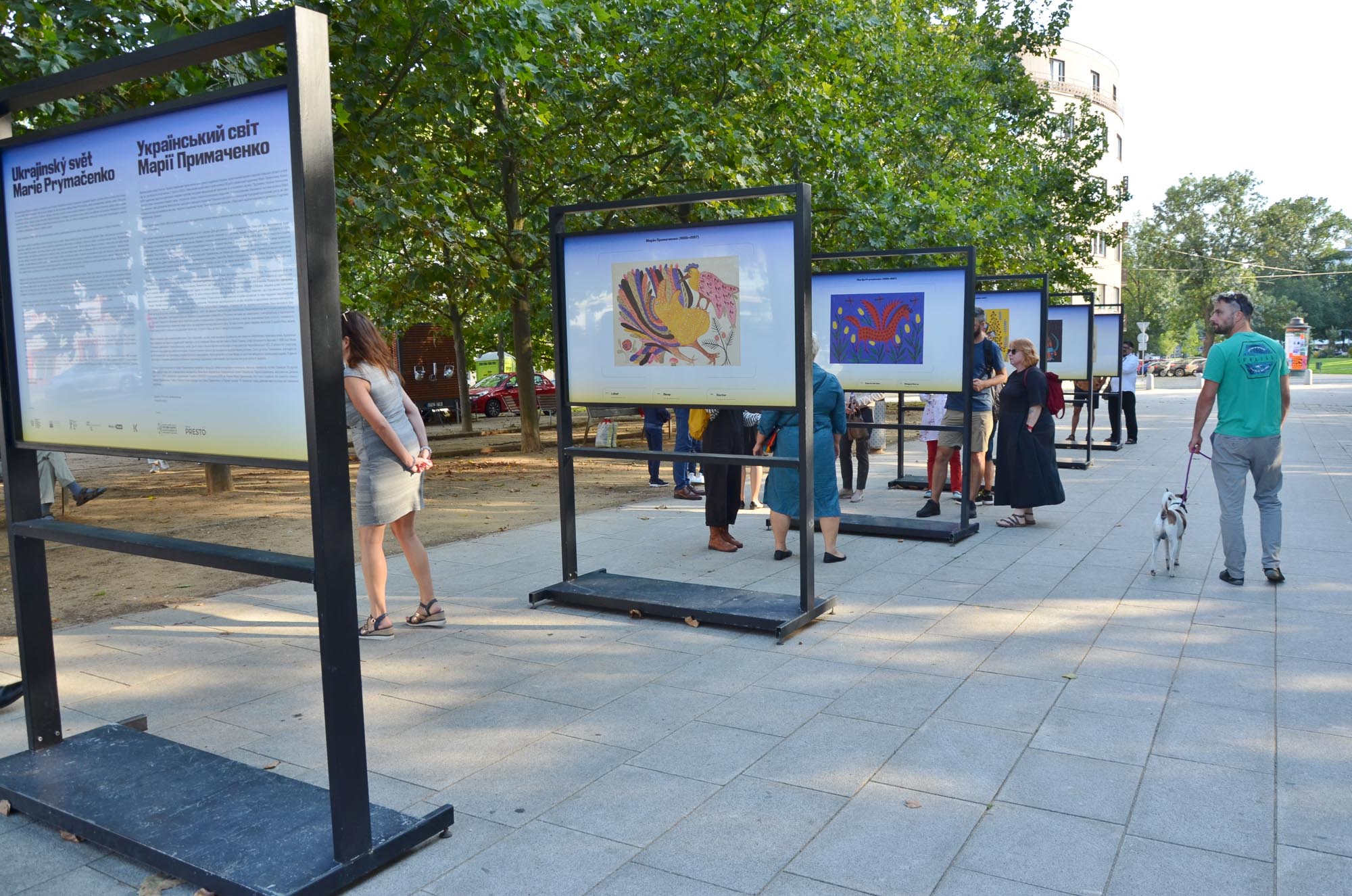 Výstava Ukrajinský svět Marie Prymačenko a koncert Karaimská hudební mapa (foto: E. Kriegerová, J. Engler, 30.8.2022)