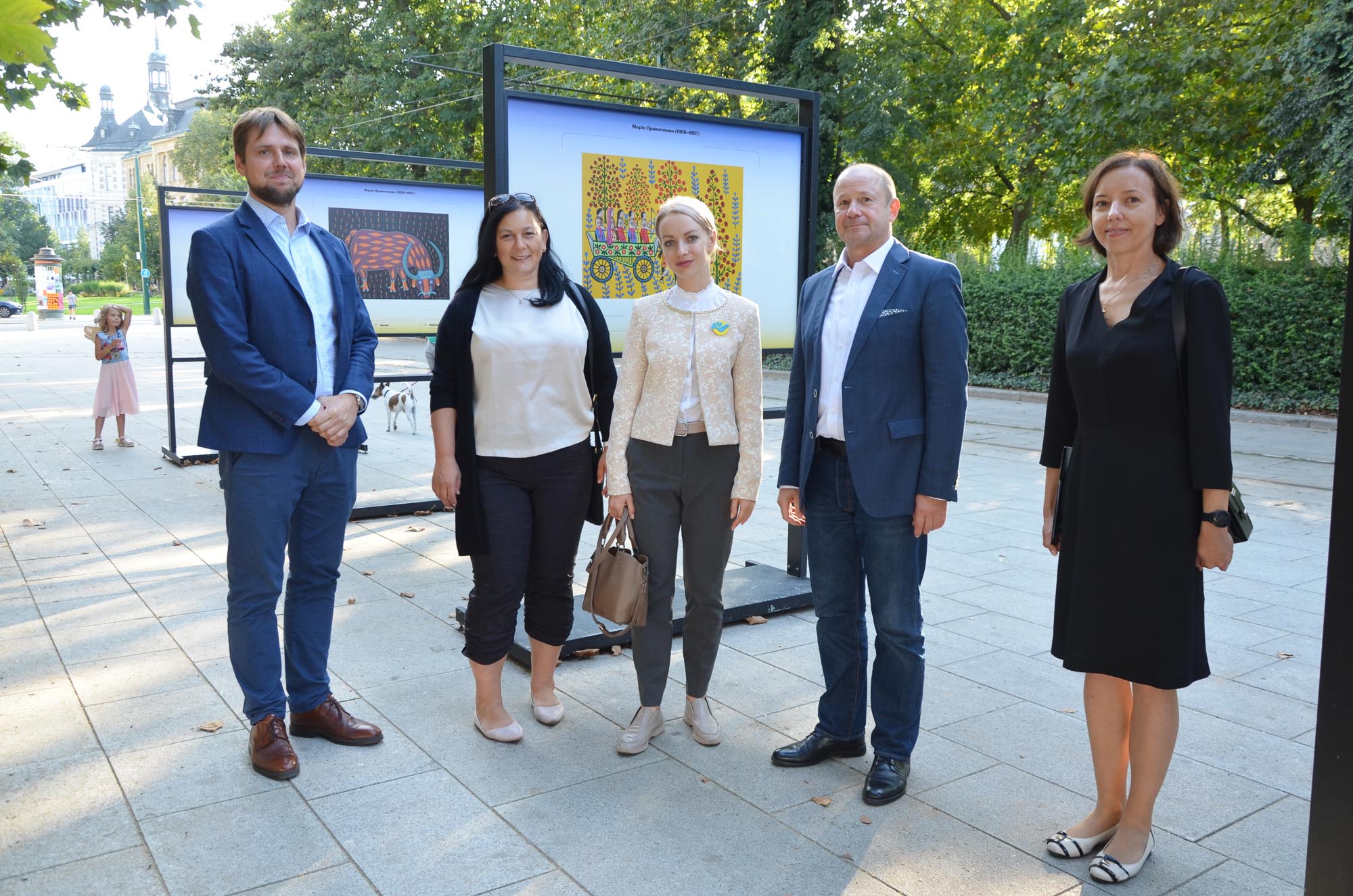 Výstava Ukrajinský svět Marie Prymačenko a koncert Karaimská hudební mapa (foto: E. Kriegerová, J. Engler, 30.8.2022)