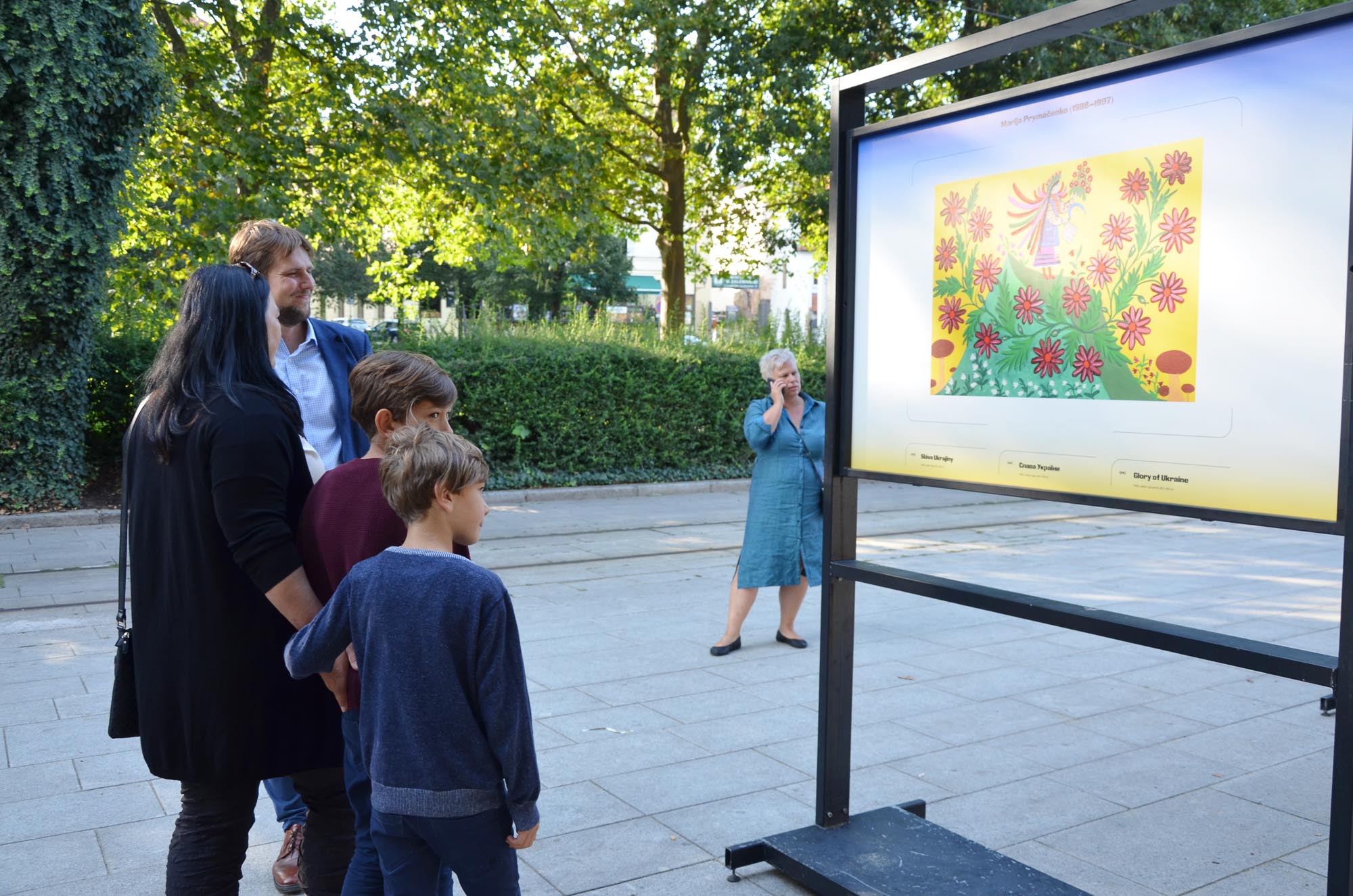 Výstava Ukrajinský svět Marie Prymačenko a koncert Karaimská hudební mapa (foto: E. Kriegerová, J. Engler, 30.8.2022)