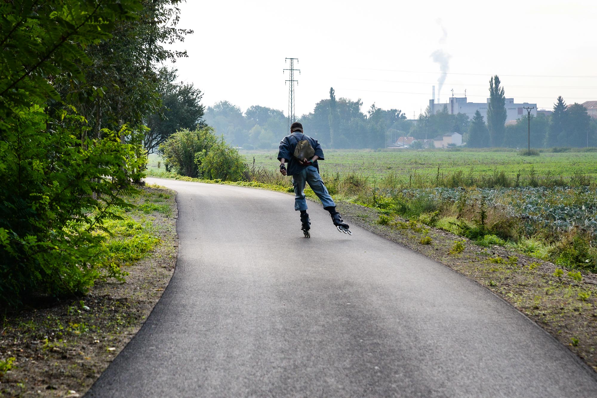 Nová cyklostezka podél Mže z Křimic do Malesic již slouží cyklistům (foto: M. Pecuch, 6.9.2022)
