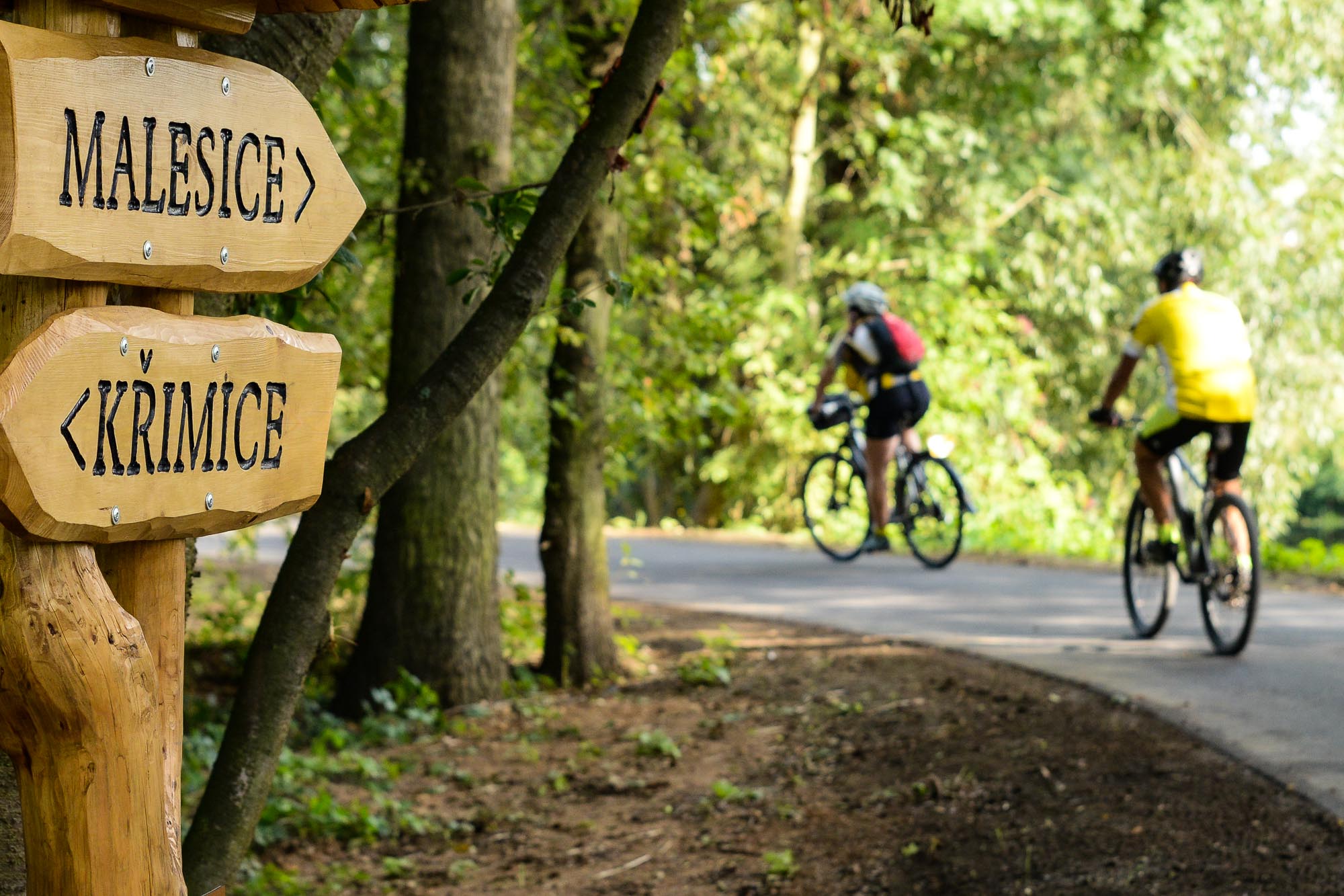 Nová cyklostezka podél Mže z Křimic do Malesic již slouží cyklistům