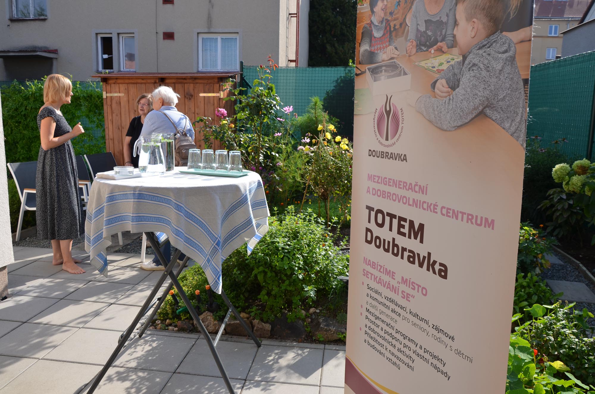 Mezigenerační a dobrovolnické centrum Totem zahajuje novou sezonu (foto: H. Josefová / E. Kriegerová, 6.9.2022)