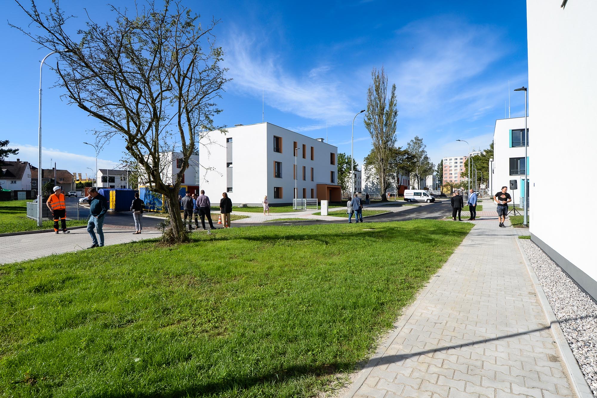 Plzeň postavila 18 bytových domů se 179 byty v lokalitě Zátiší (foto: M. Pecuch, 9.9.2022)