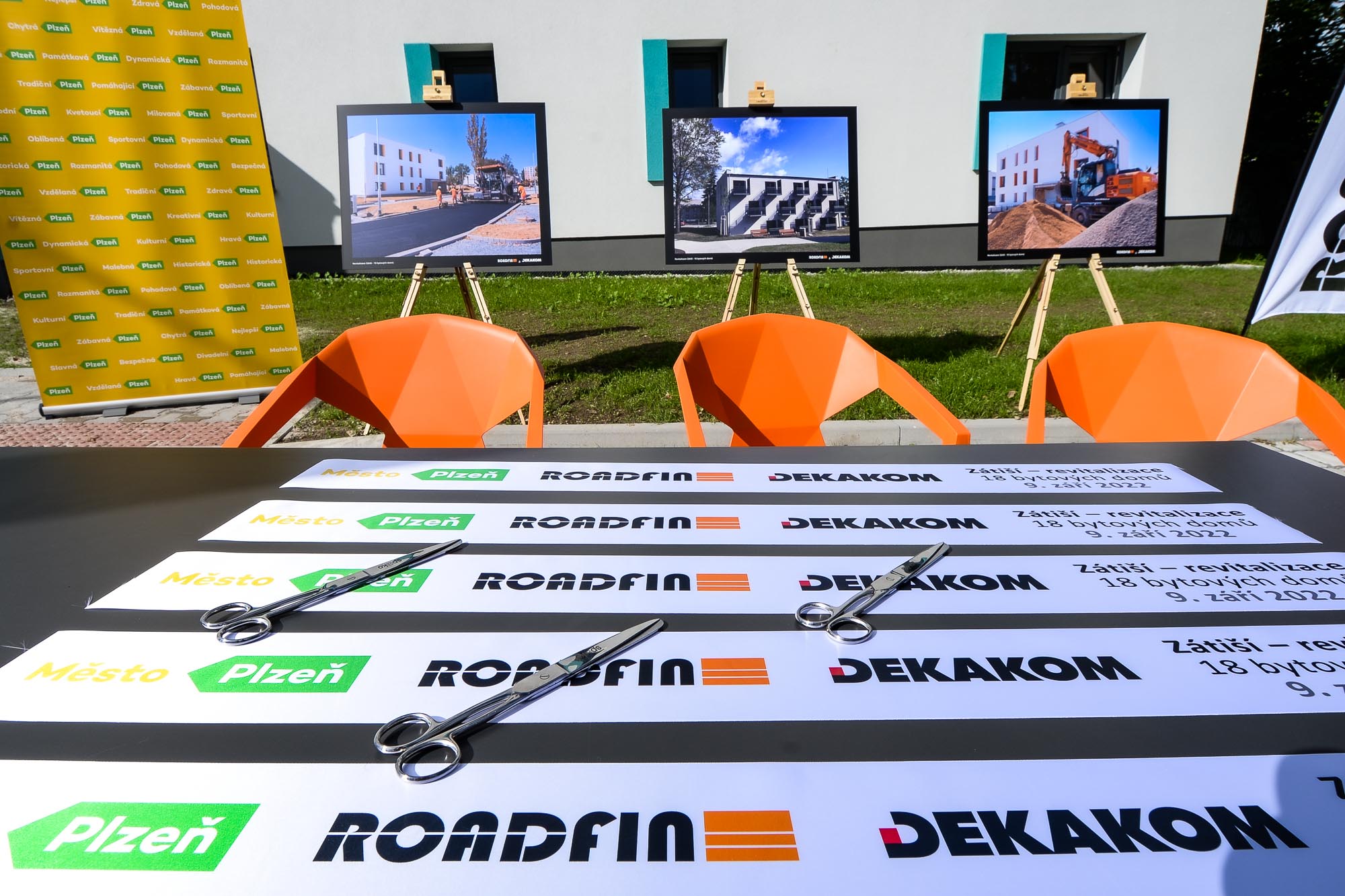 Plzeň postavila 18 bytových domů se 179 byty v lokalitě Zátiší (foto: M. Pecuch, 9.9.2022)