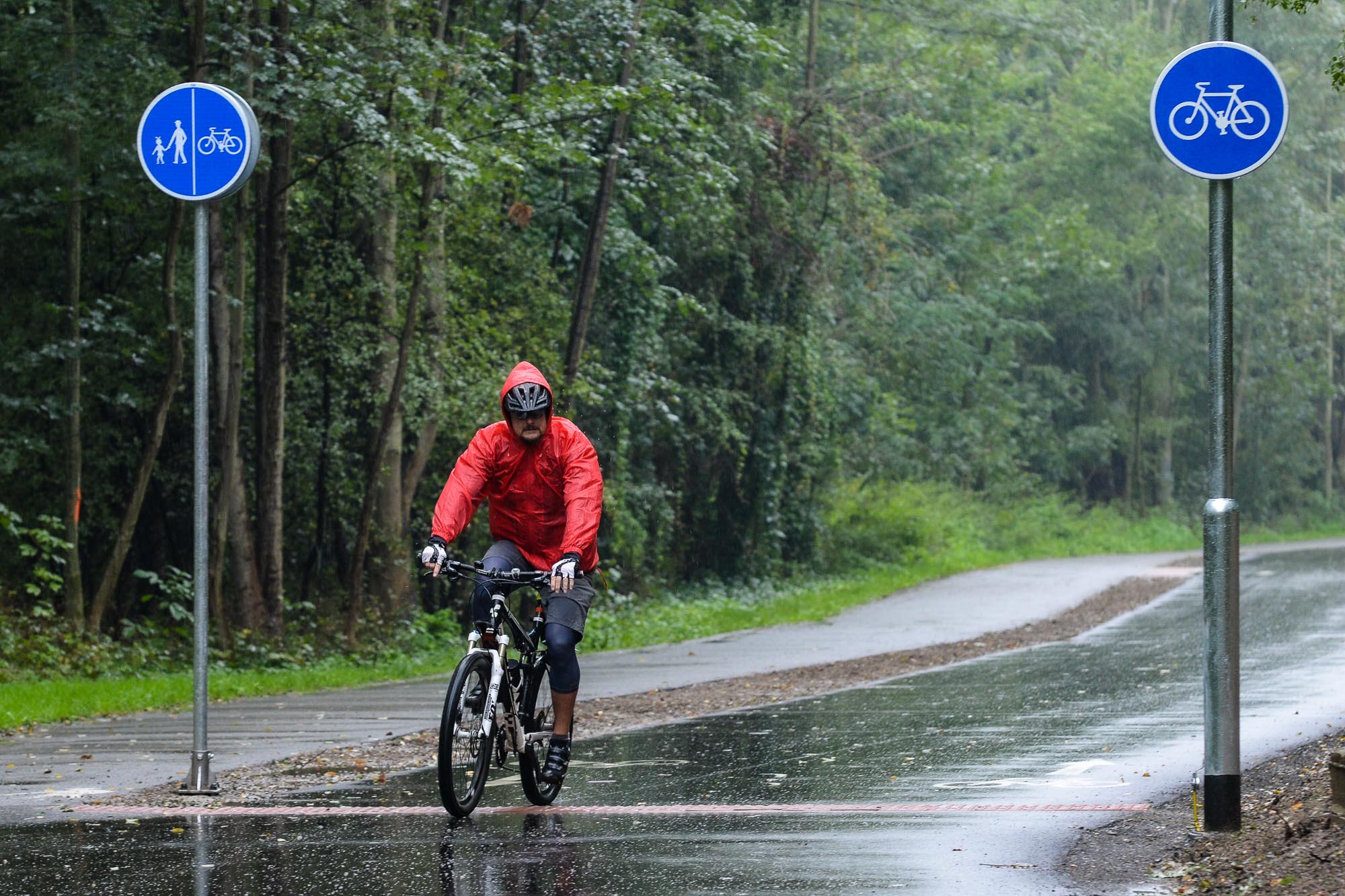 Jeden z nejfrekventovanějších úseků plzeňských zelených stezek u Radbuzy byl opět otevřen (foto: M. Pecuch, 14.9.2022)