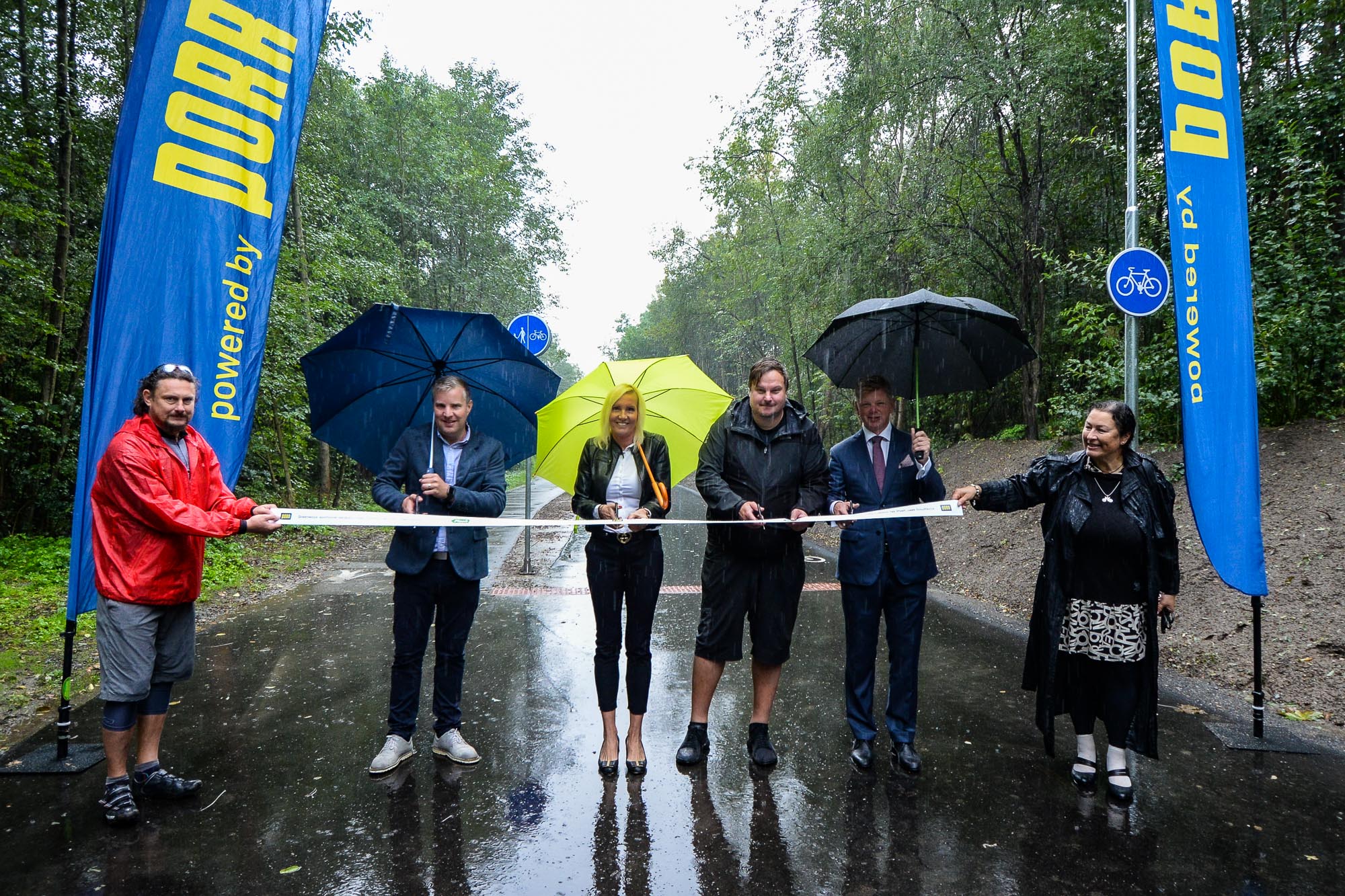 Jeden z nejfrekventovanějších úseků plzeňských zelených stezek u Radbuzy byl opět otevřen (foto: M. Pecuch, 14.9.2022)