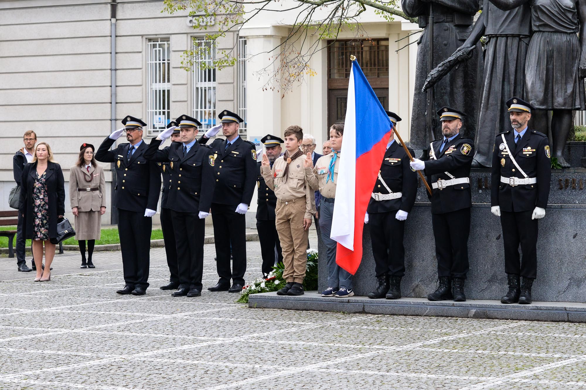 Vzpomínkové setkání se u příležitosti 85. výročí úmrtí T. G. Masaryka (foto: M. Pecuch, 14.9.2022)