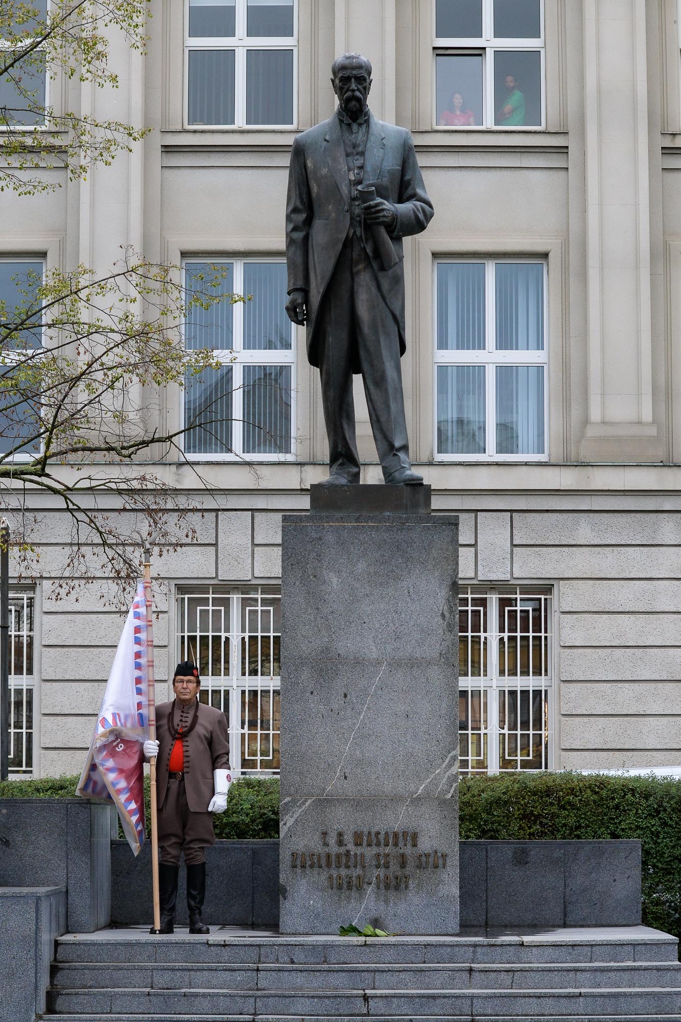Vzpomínkové setkání se u příležitosti 85. výročí úmrtí T. G. Masaryka (foto: M. Pecuch, 14.9.2022)