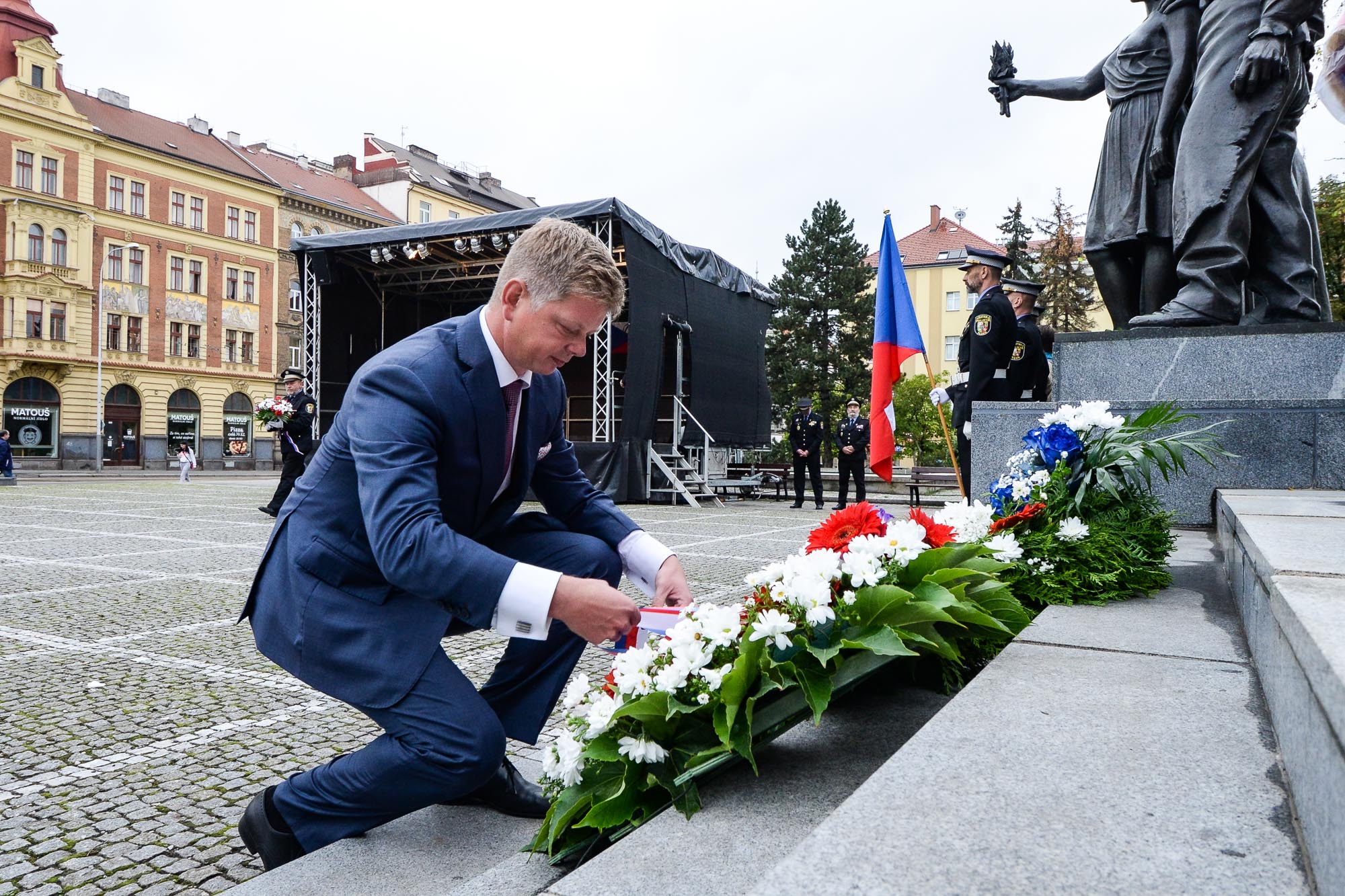 Vzpomínkové setkání se u příležitosti 85. výročí úmrtí T. G. Masaryka (foto: M. Pecuch, 14.9.2022)