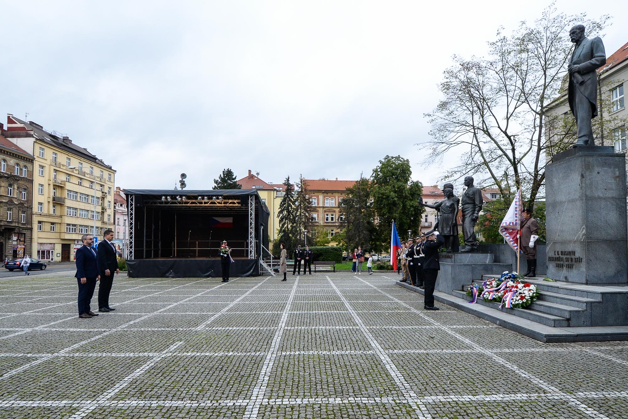 Vzpomínkové setkání se u příležitosti 85. výročí úmrtí T. G. Masaryka (foto: M. Pecuch, 14.9.2022)