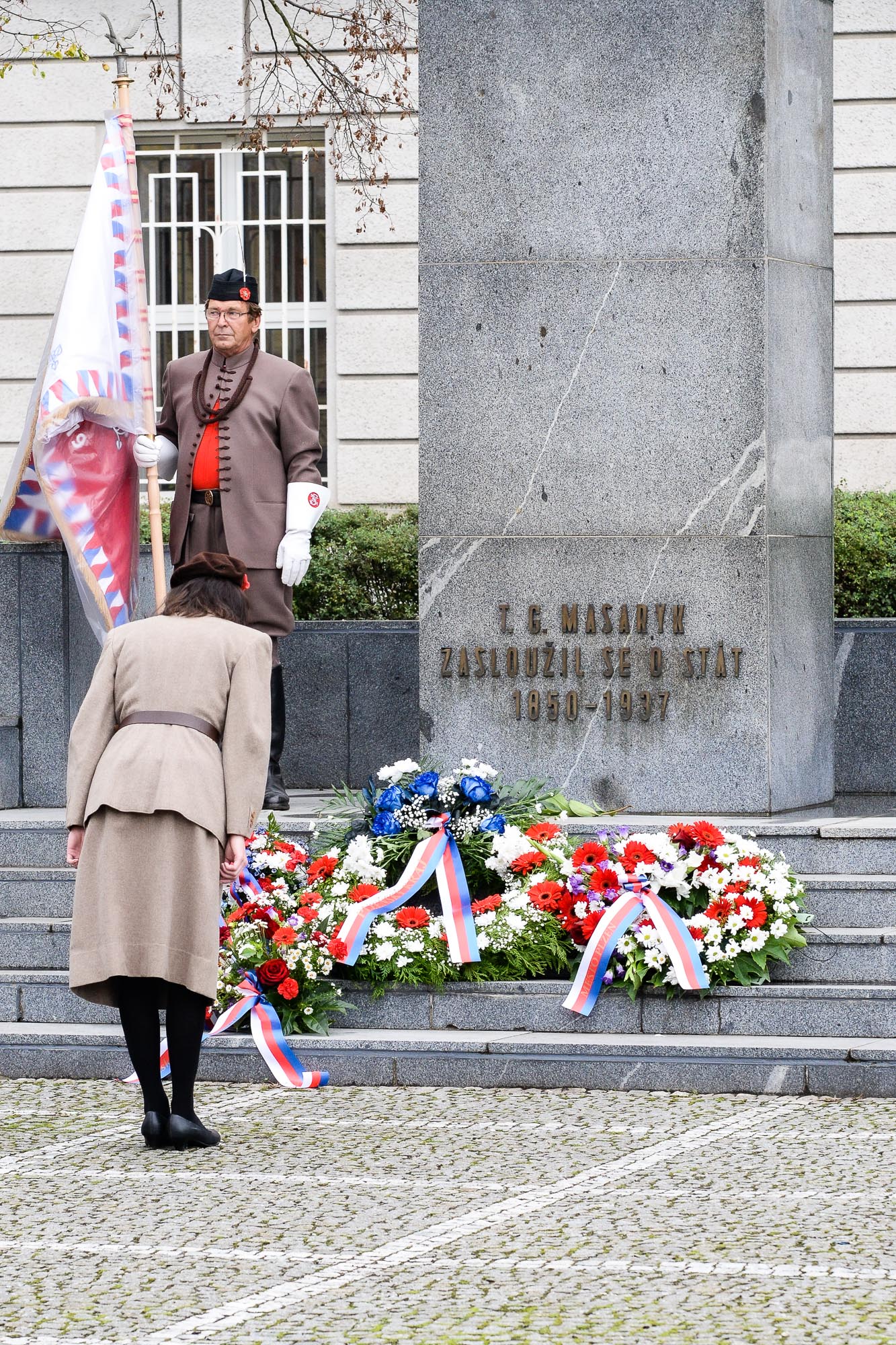 Vzpomínkové setkání se u příležitosti 85. výročí úmrtí T. G. Masaryka (foto: M. Pecuch, 14.9.2022)