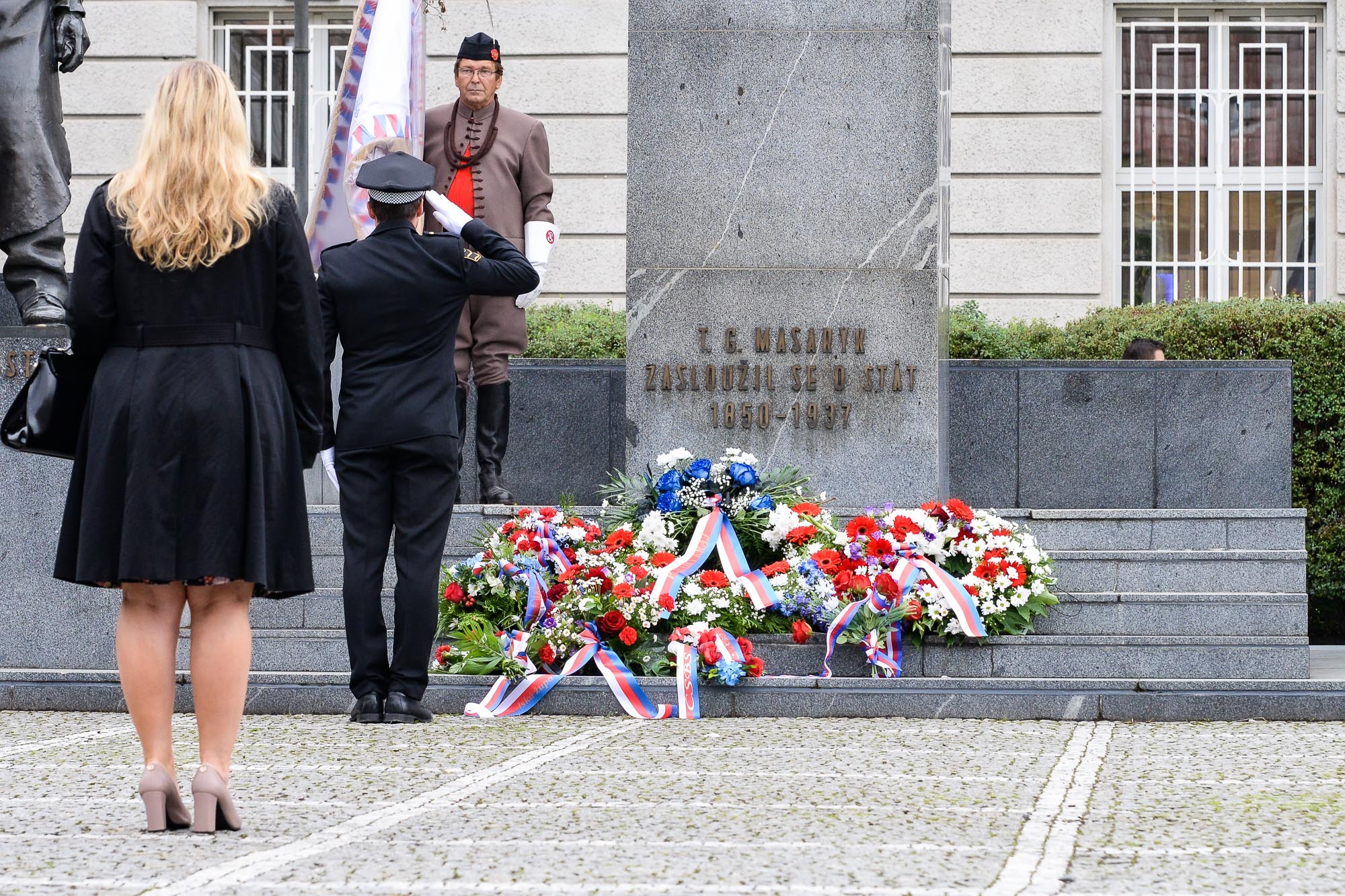 Vzpomínkové setkání se u příležitosti 85. výročí úmrtí T. G. Masaryka (foto: M. Pecuch, 14.9.2022)