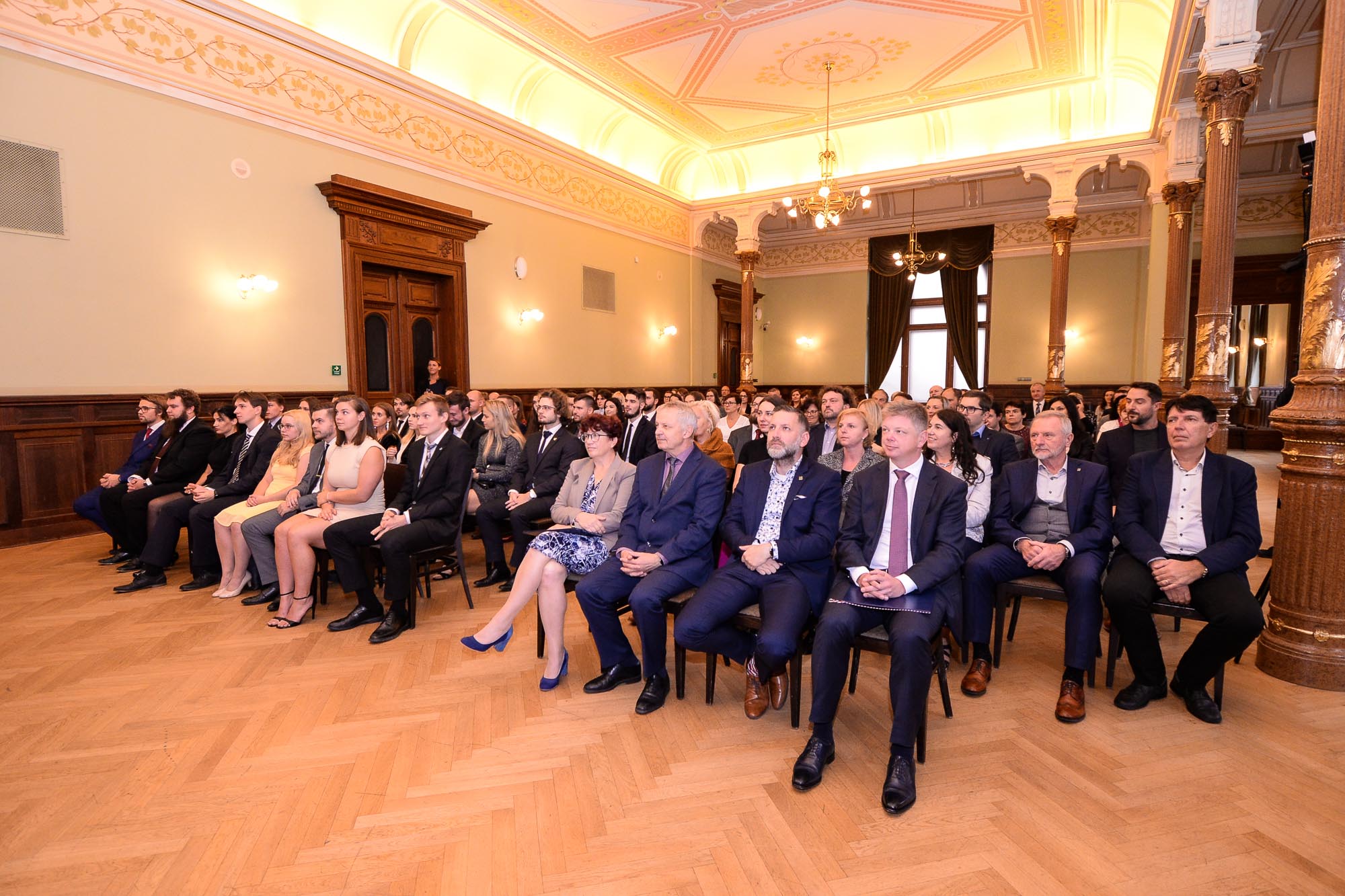 Předávání stipendia primátora města Plzně (foto: M. Pecuch, 11.10.2022)