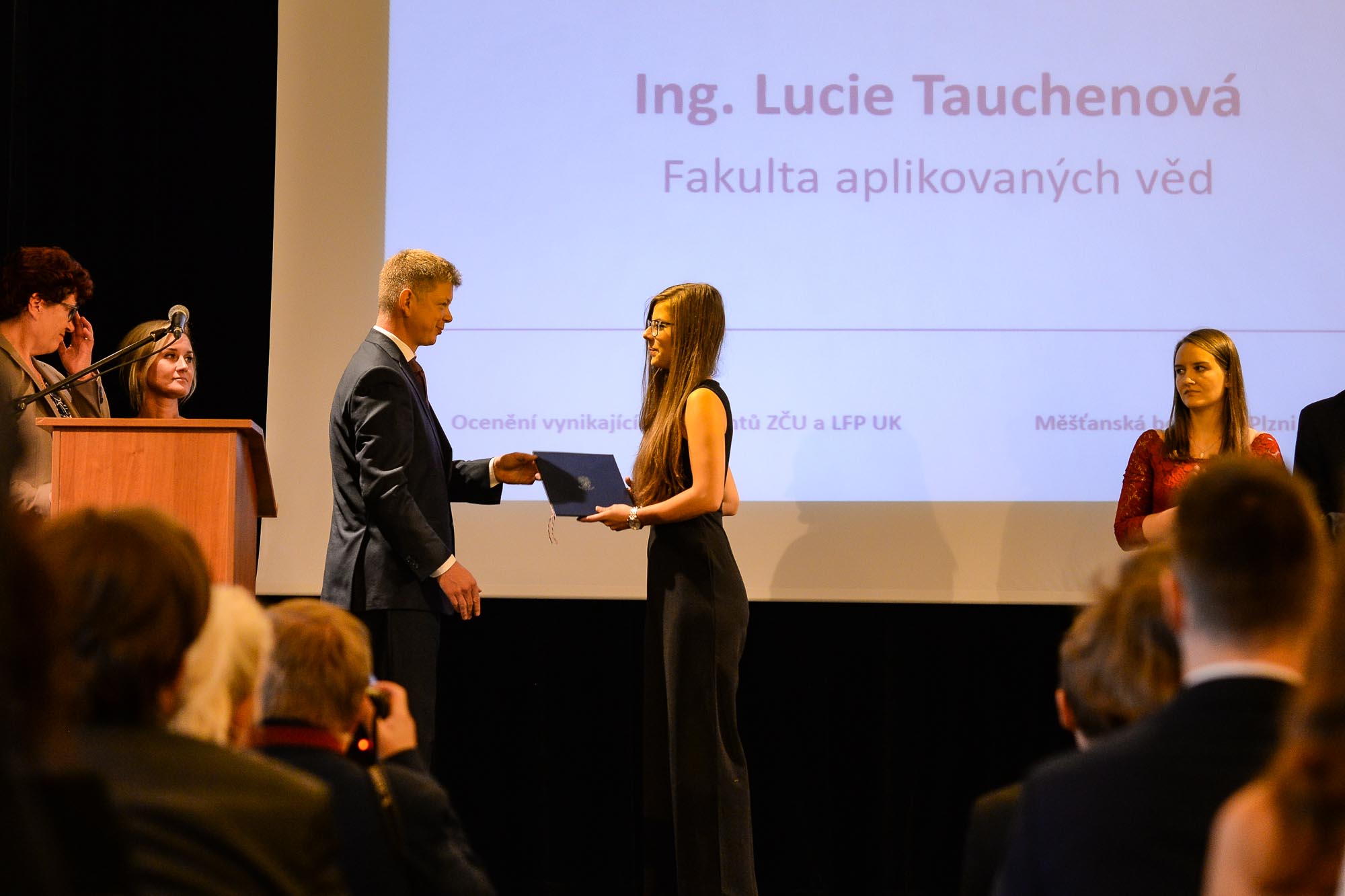 Předávání stipendia primátora města Plzně
