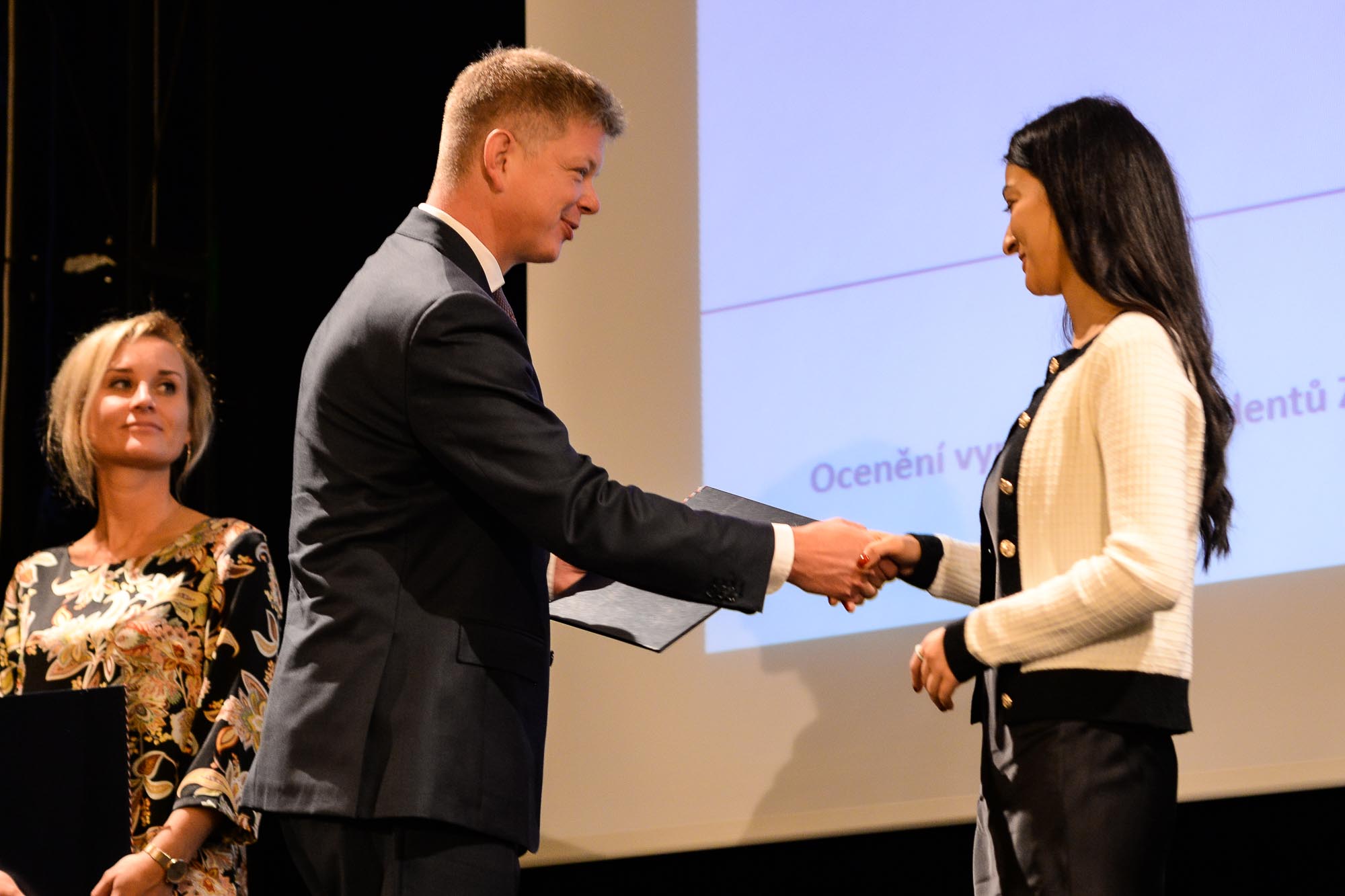 Předávání stipendia primátora města Plzně (foto: M. Pecuch, 11.10.2022)