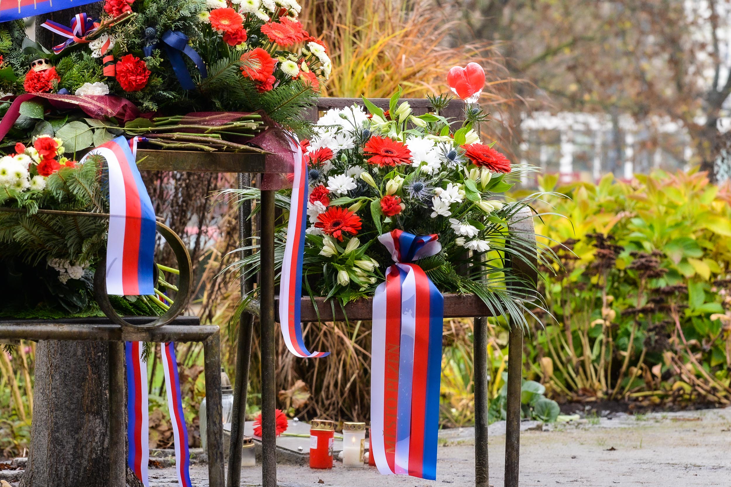 Plzeň si připomněla události 17. listopadu 1989 (foto: M. Pecuch, 17.11.2022)