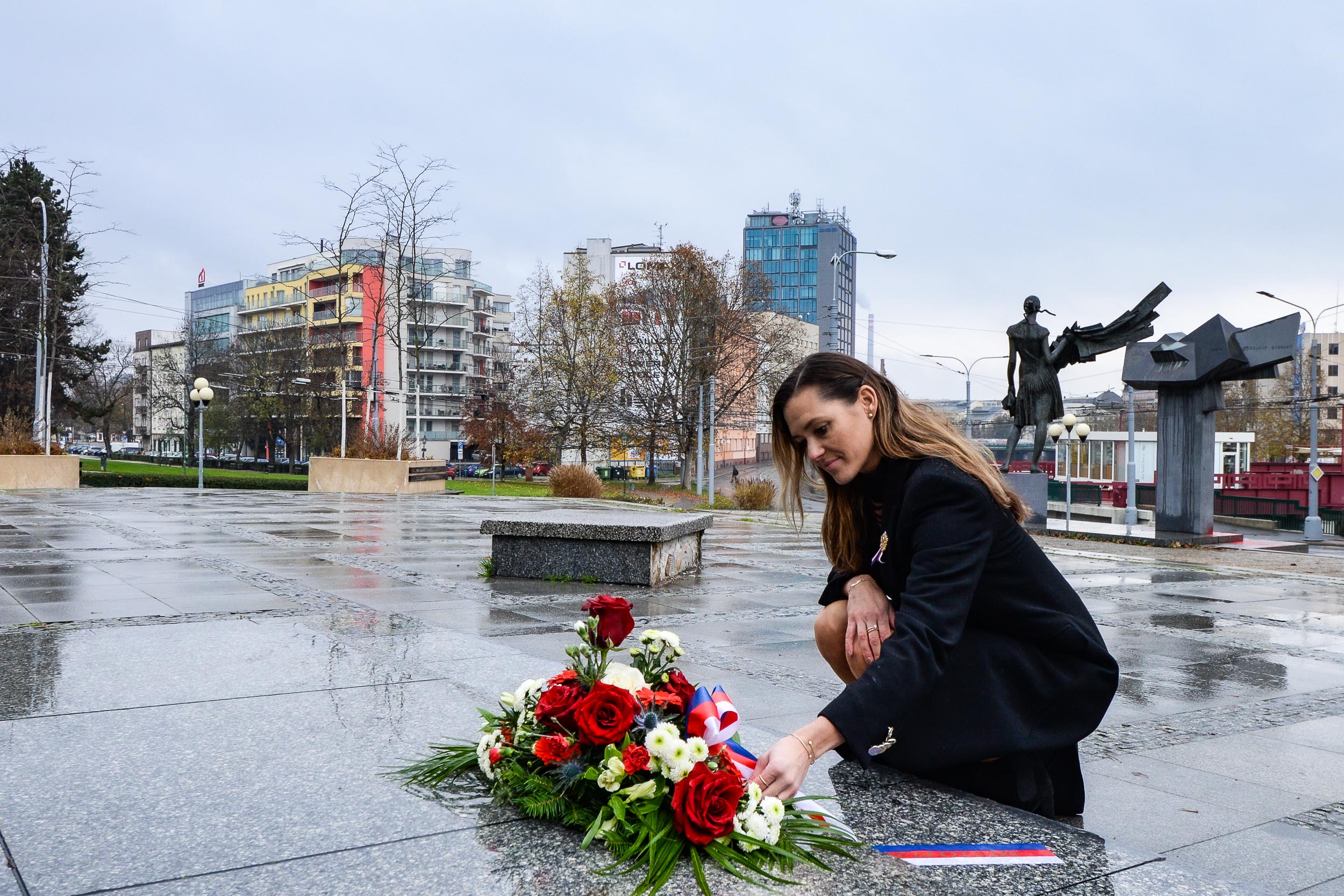 Plzeň si připomněla události 17. listopadu 1989 (foto: M. Pecuch, 17.11.2022)