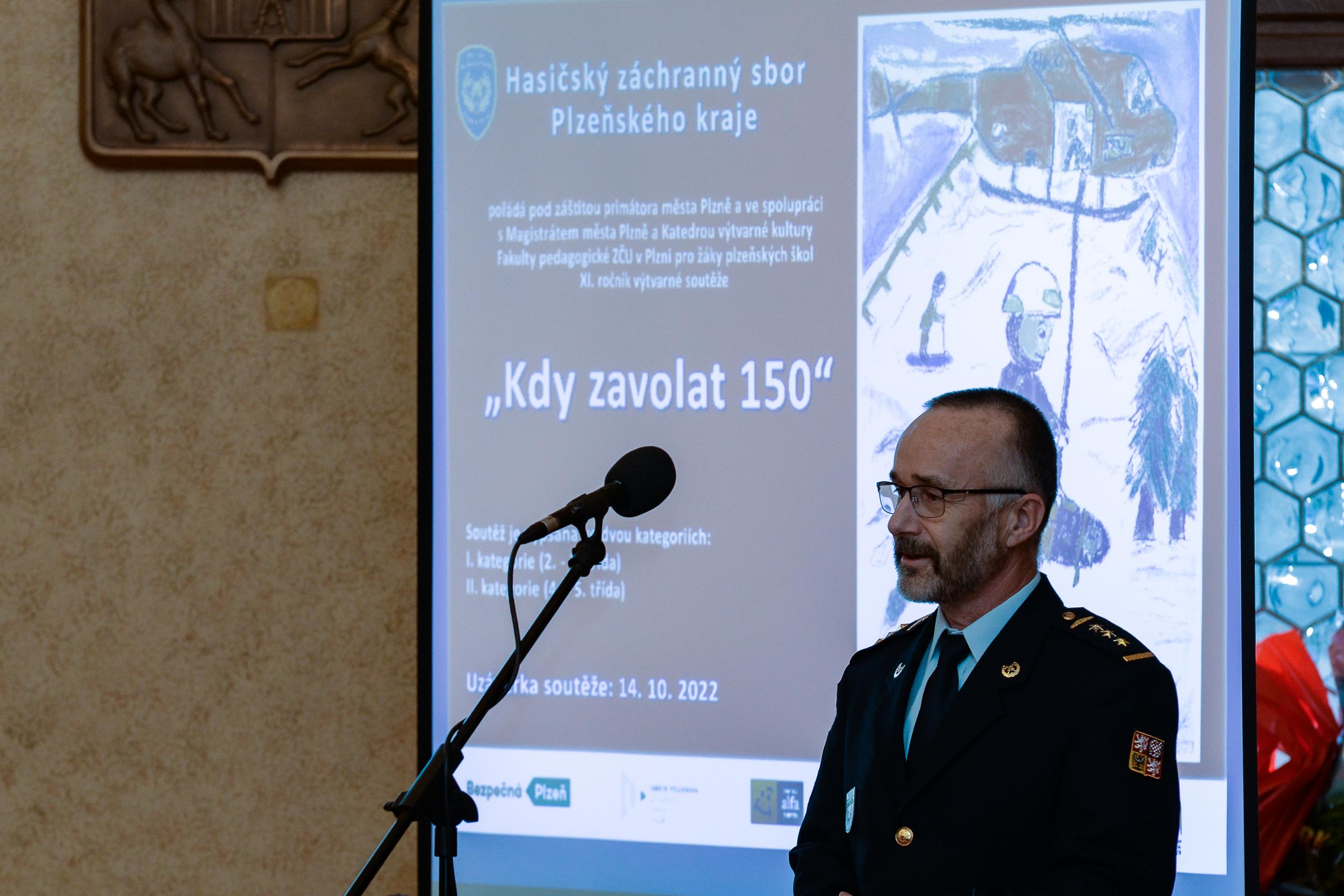 Konalo se slavnostní vyhlášení soutěže Kdy volat 150 (foto: M. Pecuch, 23.11.2022)