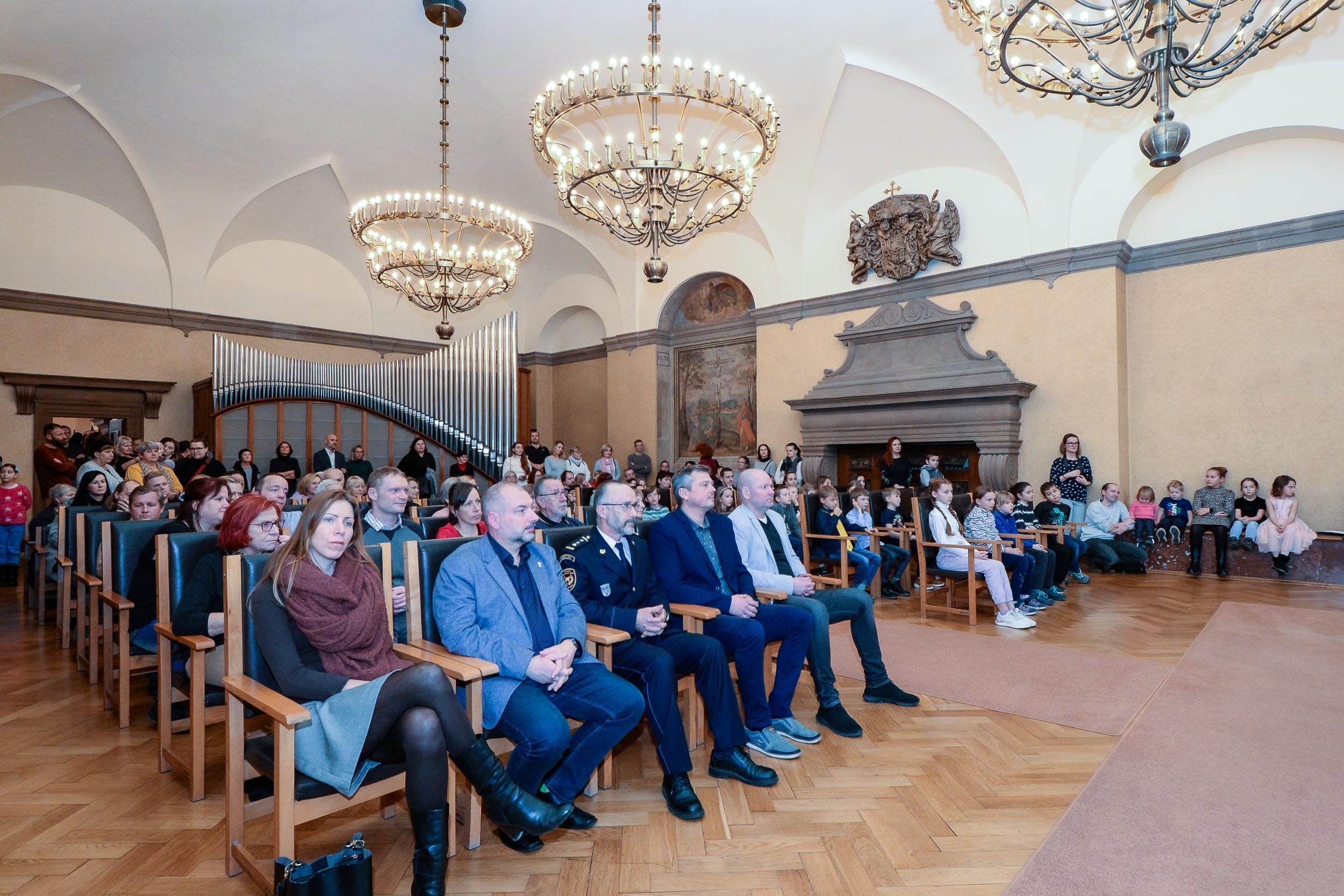 Konalo se slavnostní vyhlášení soutěže Kdy volat 150 (foto: M. Pecuch, 23.11.2022)