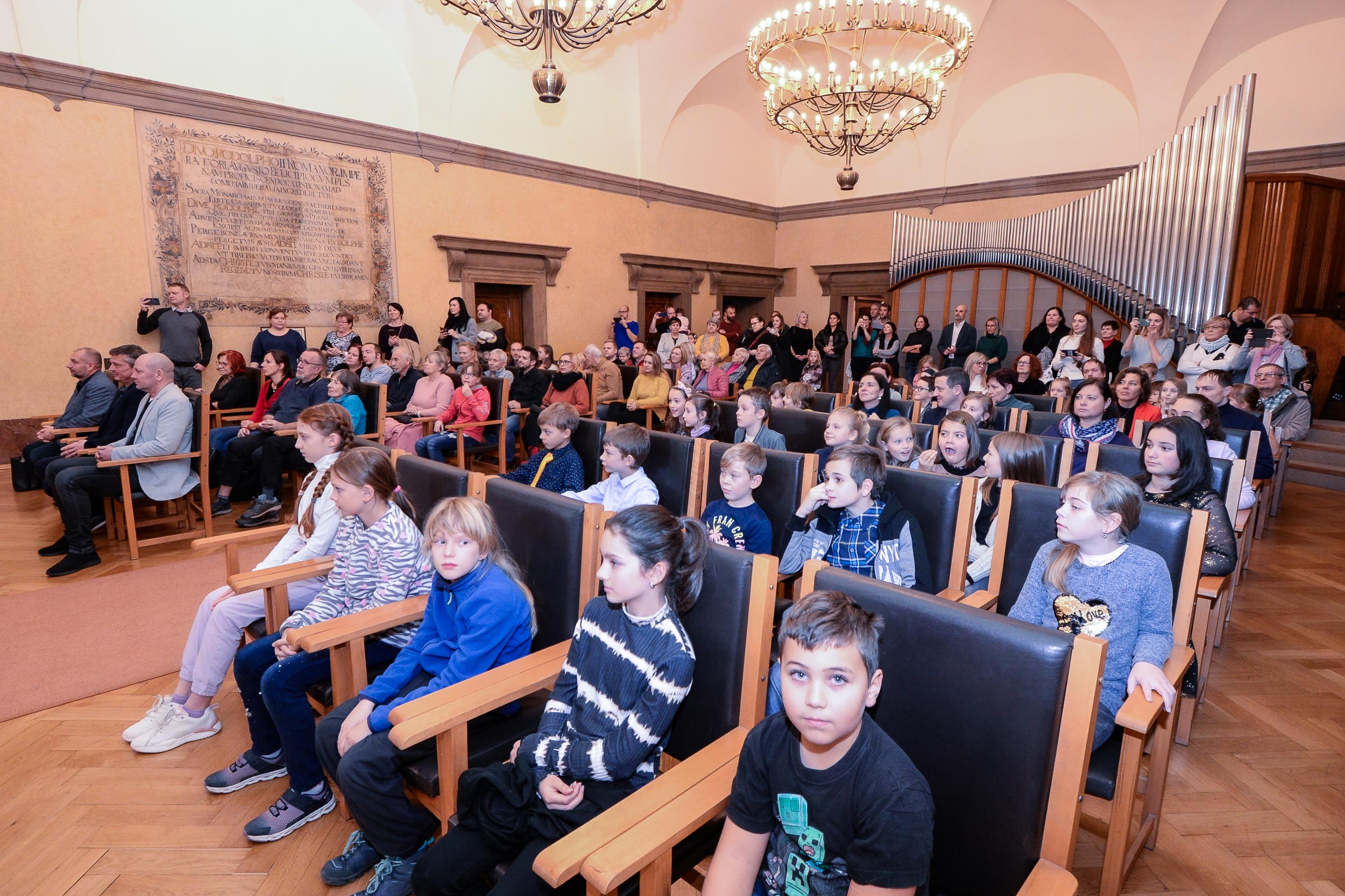 Konalo se slavnostní vyhlášení soutěže Kdy volat 150 (foto: M. Pecuch, 23.11.2022)