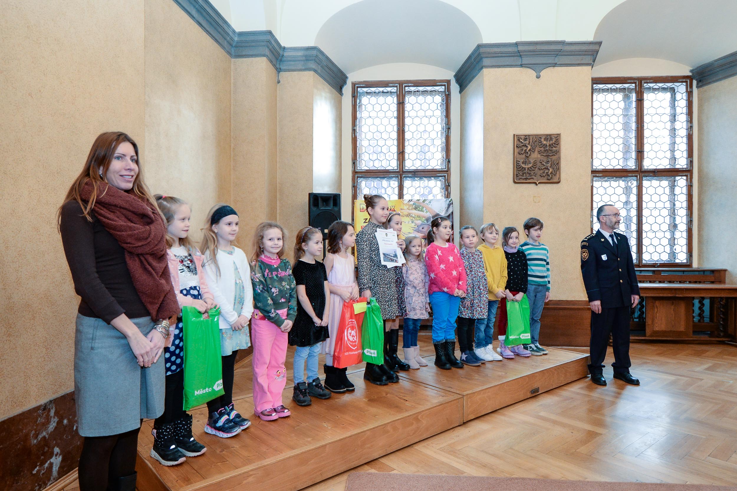 Konalo se slavnostní vyhlášení soutěže Kdy volat 150 (foto: M. Pecuch, 23.11.2022)