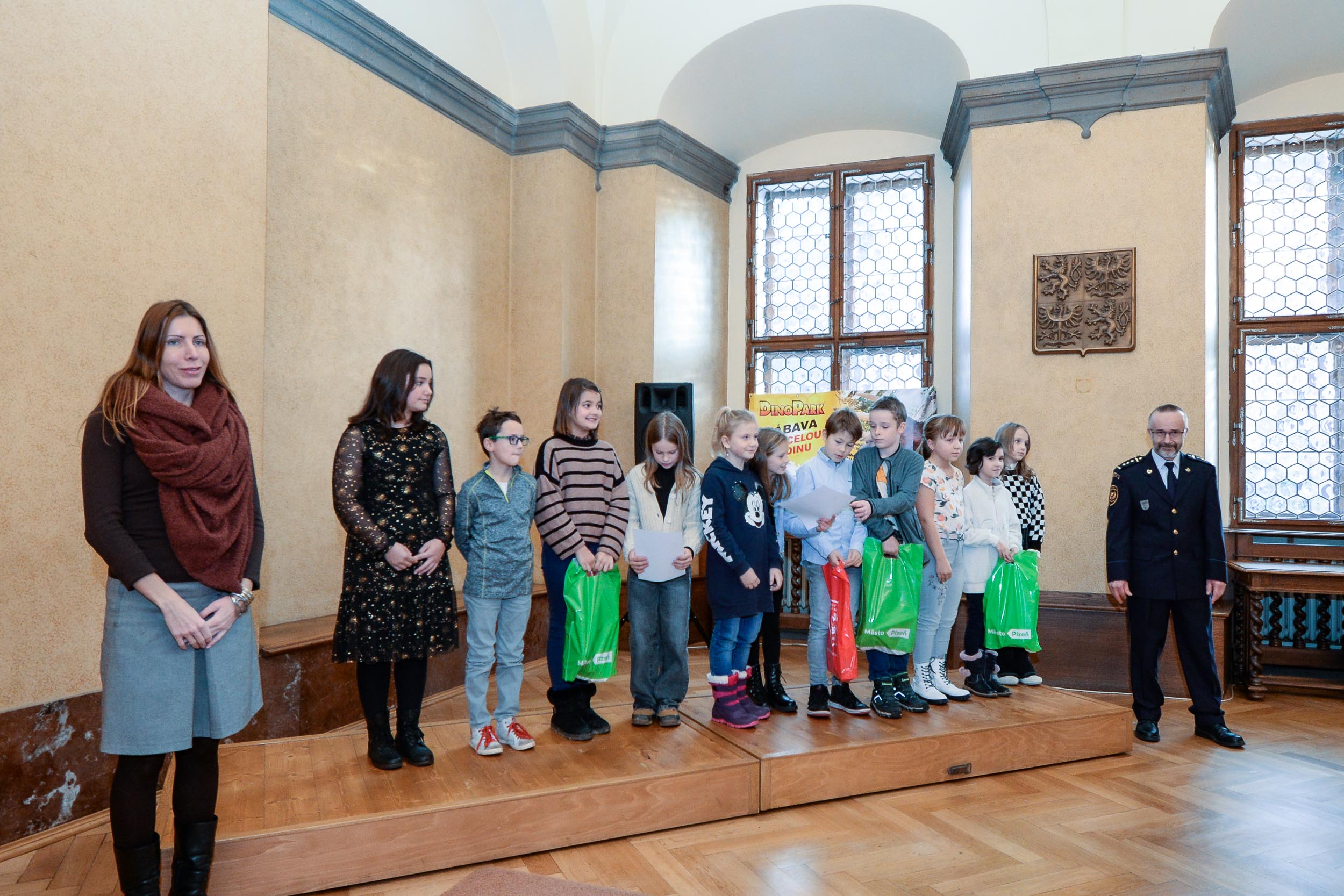 Konalo se slavnostní vyhlášení soutěže Kdy volat 150 (foto: M. Pecuch, 23.11.2022)