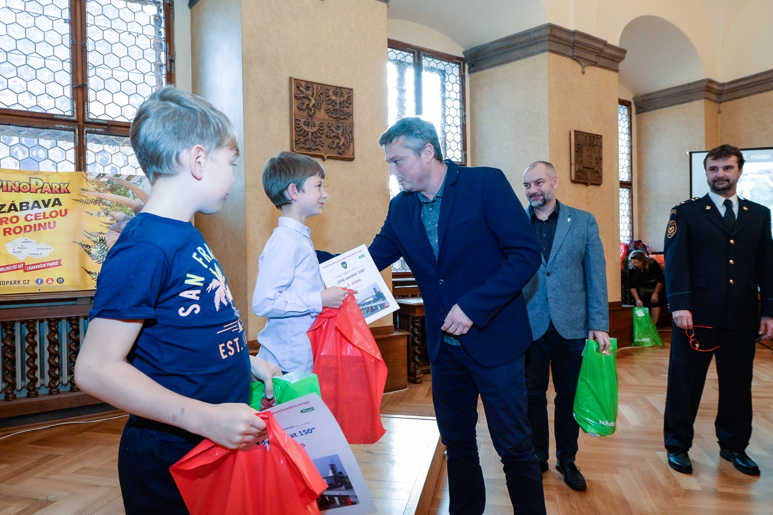 Konalo se slavnostní vyhlášení soutěže Kdy volat 150 (foto: M. Pecuch, 23.11.2022)
