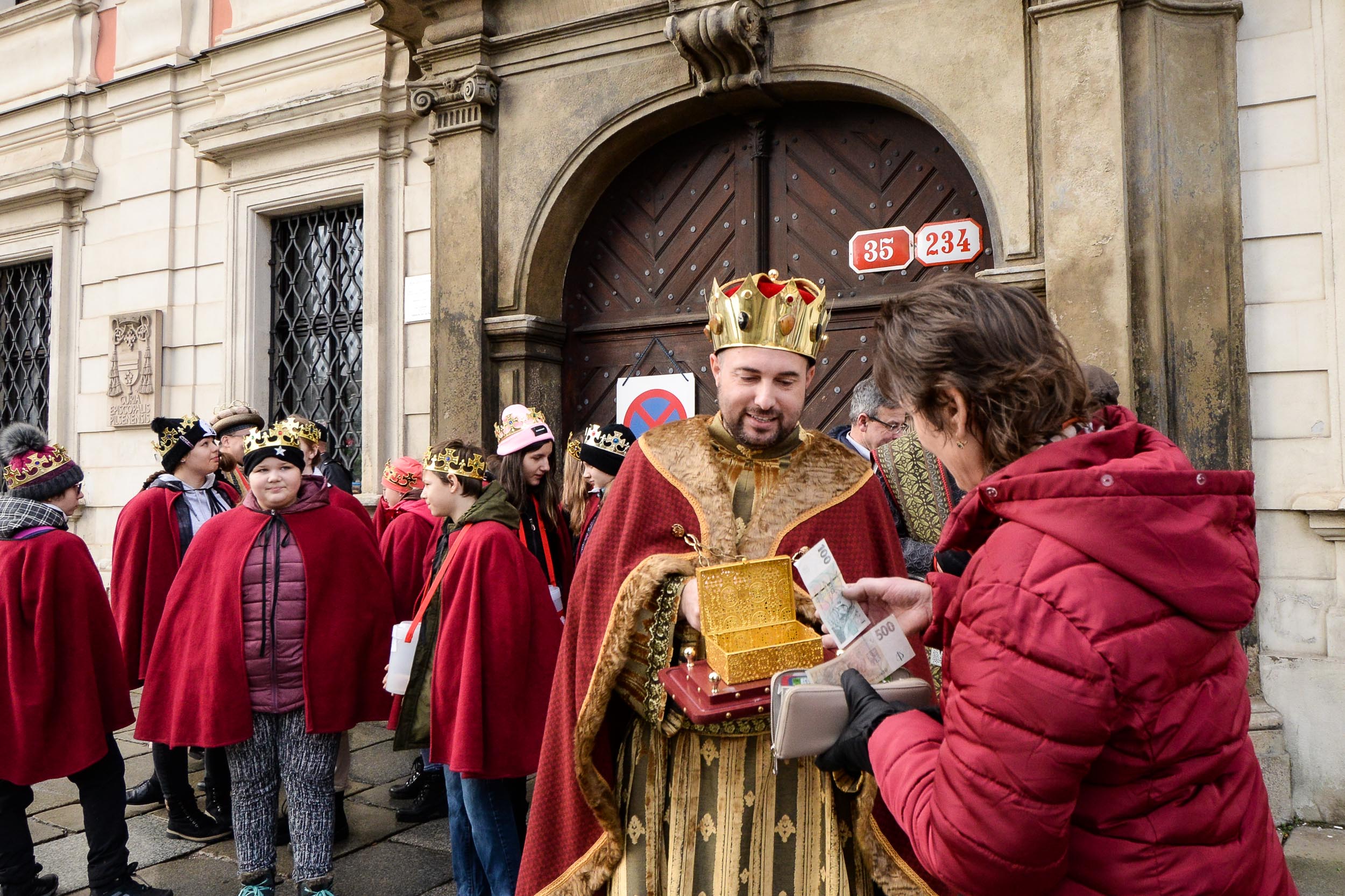 Tři králové (foto: M. Pecuch, 6.1.2023)