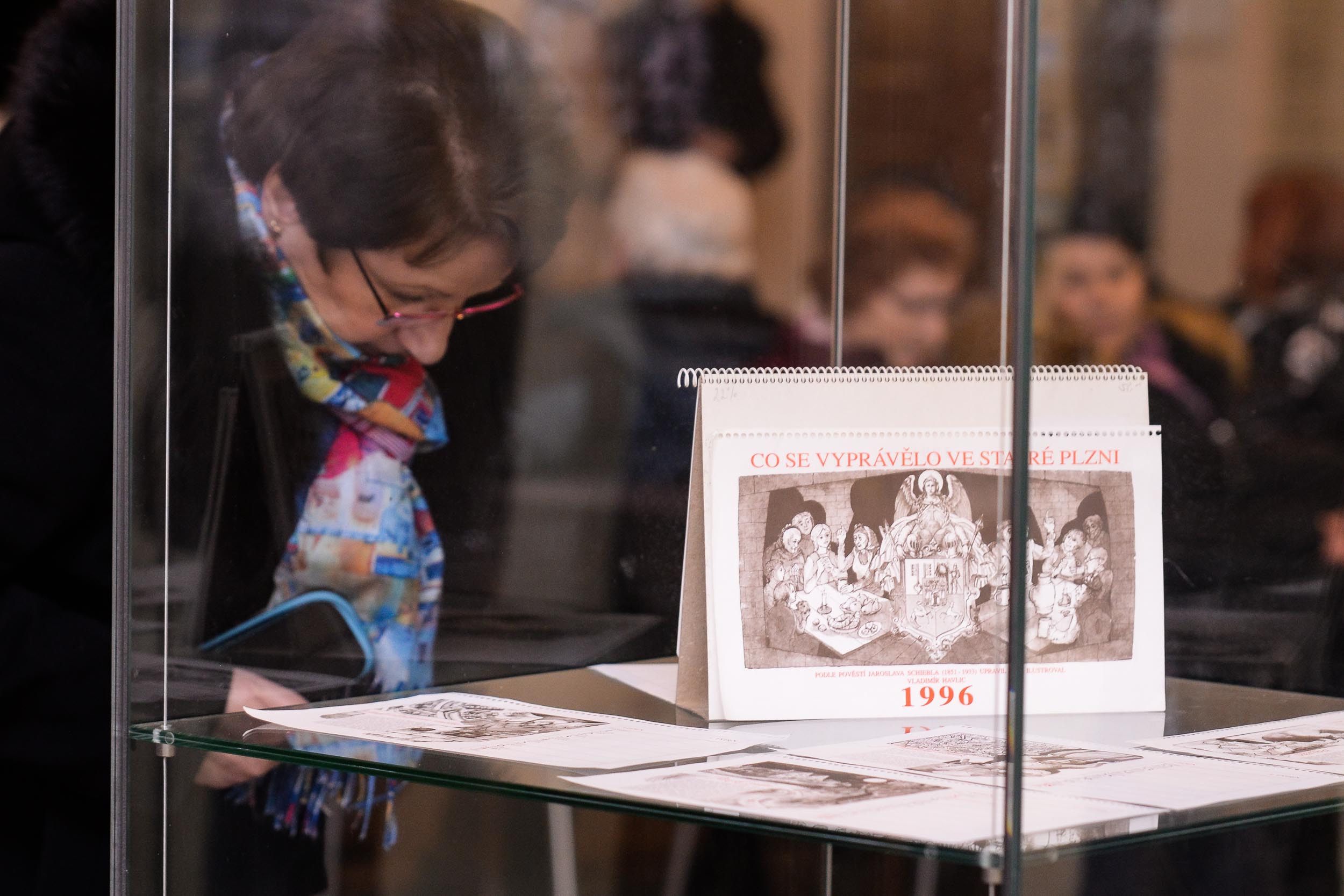 Kalendáře historické i současné aneb Plzeň v kalendářích – svébytných záznamech času (foto: M. Pecuch, 9.1.2023)