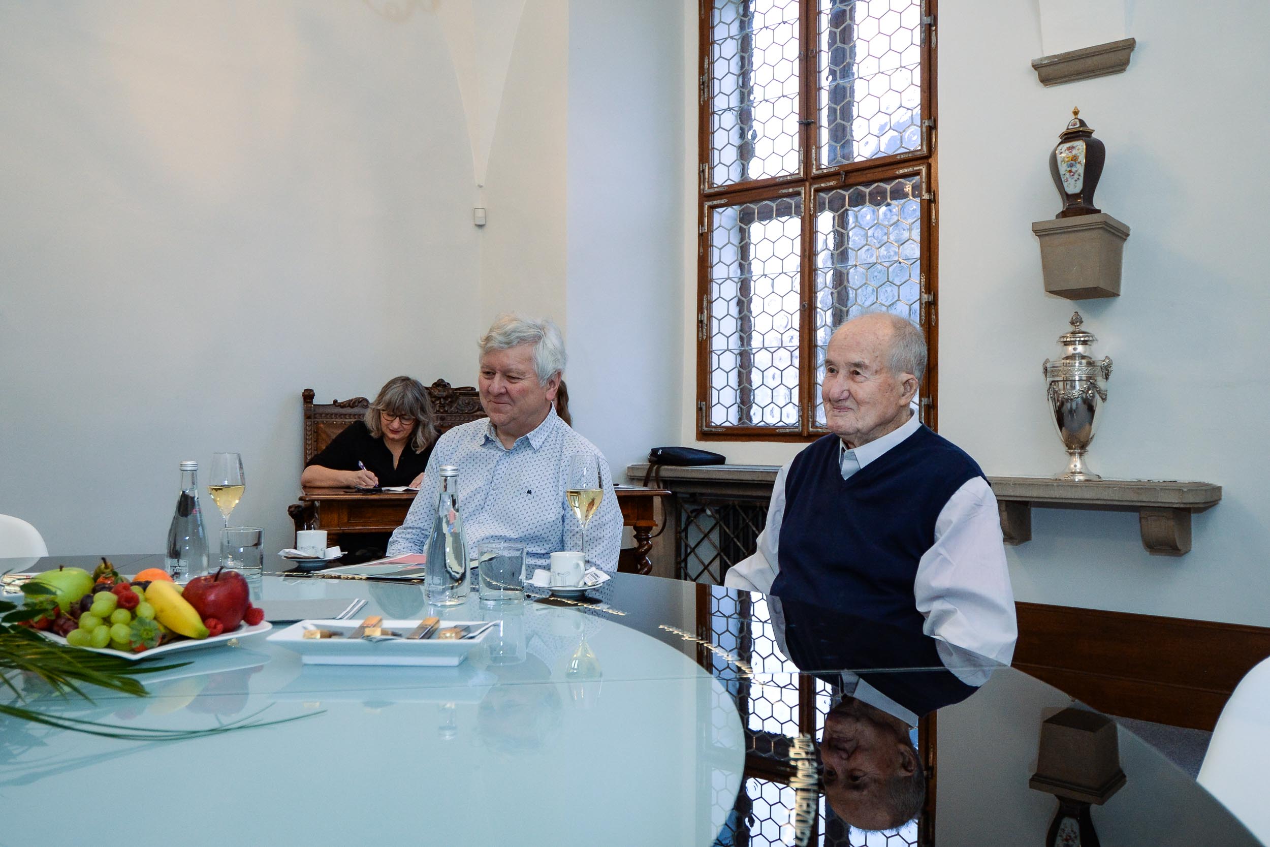 Mistr světa Rudolf Chroust oslavil pětadevadesátiny (foto: M. Pecuch, 9.1.2023)