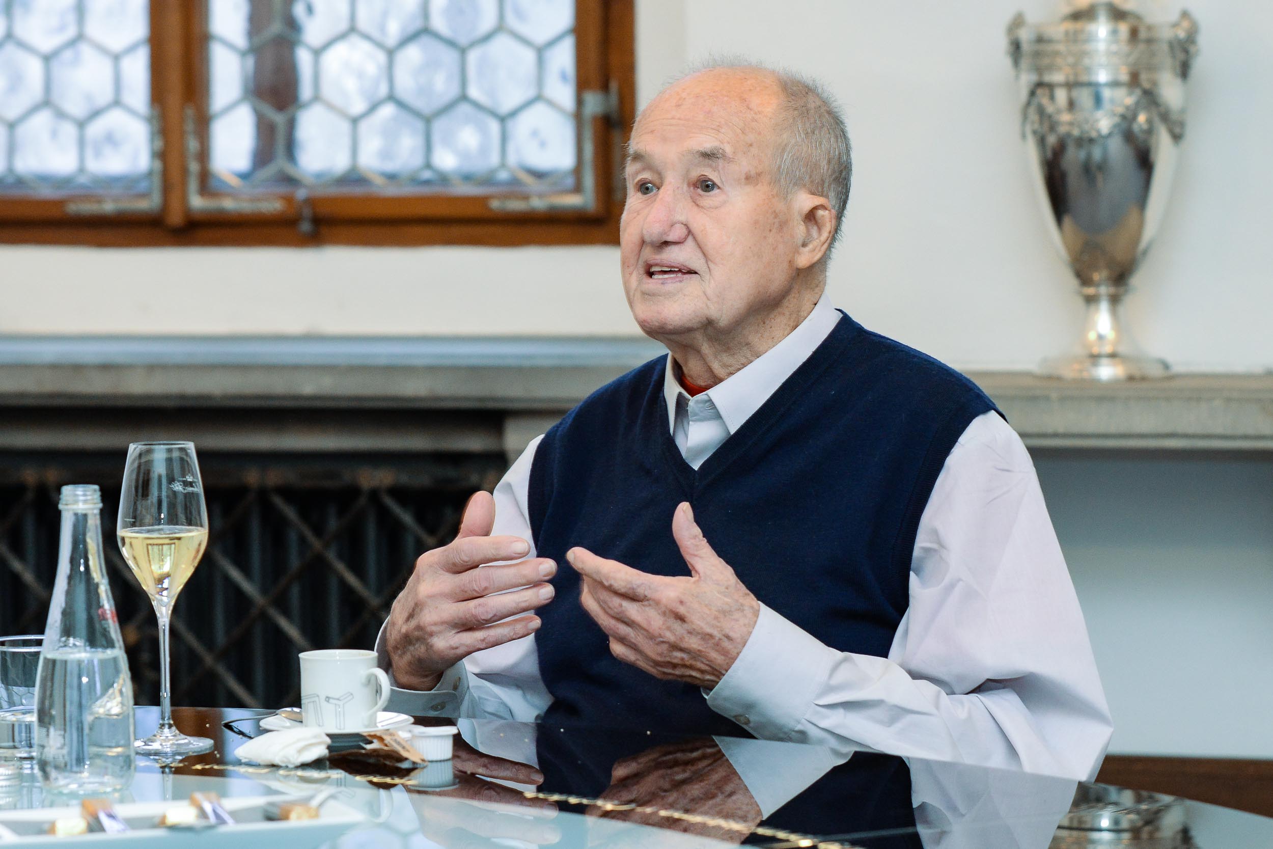 Mistr světa Rudolf Chroust oslavil pětadevadesátiny (foto: M. Pecuch, 9.1.2023)