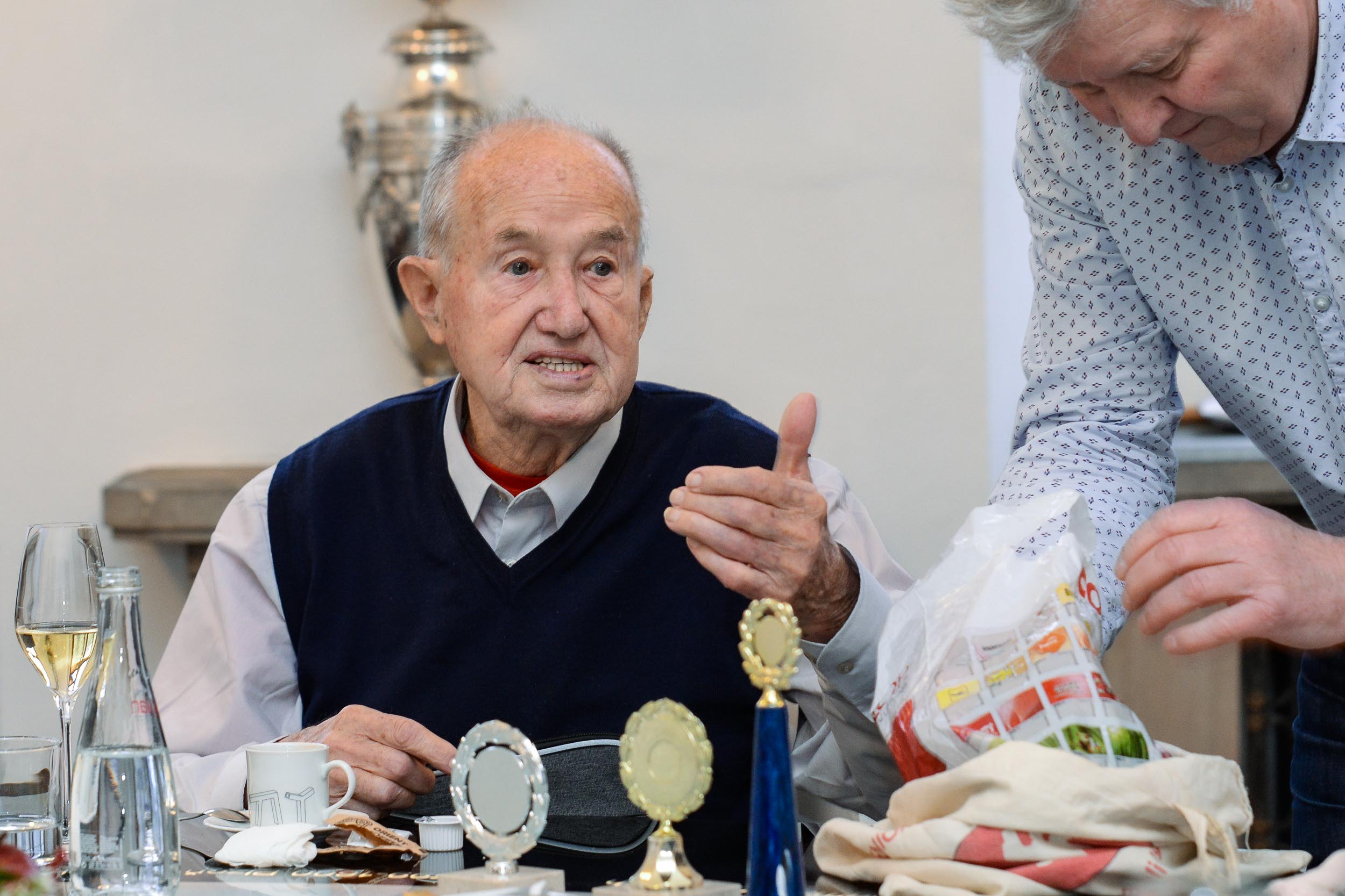 Mistr světa Rudolf Chroust oslavil pětadevadesátiny (foto: M. Pecuch, 9.1.2023)