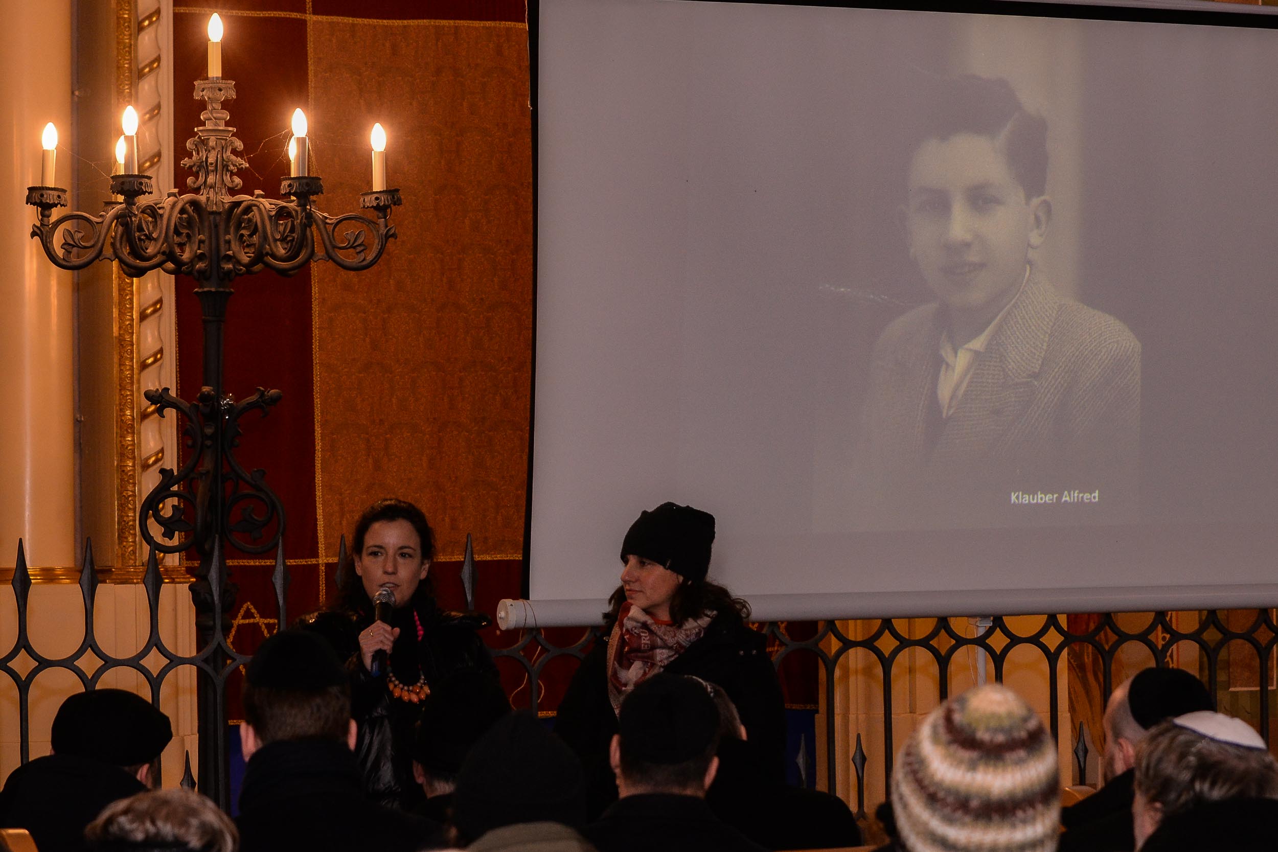 Plzeň uctila památku Židů, kteří byli před 81 lety deportováni do Terezína (foto: M. Pecuch, 22.1.2023)