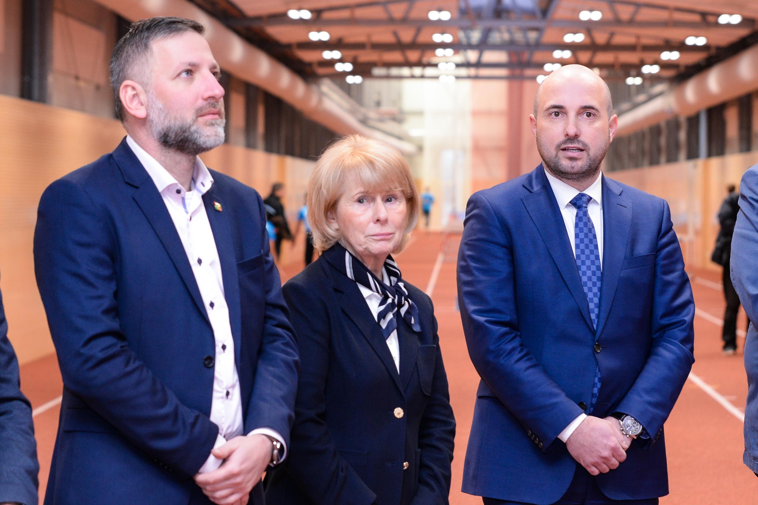 Sportovní gymnázium má novou atletickou halu (foto: M. Pecuch, 25.1.2023)