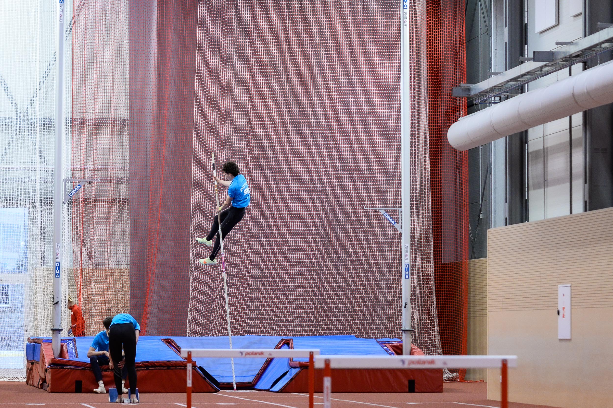 Sportovní gymnázium má novou atletickou halu (foto: M. Pecuch, 25.1.2023)