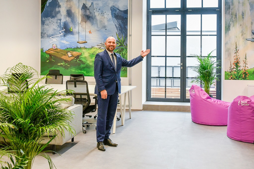 TechTower - otevřeno (foto: M. Chaloupka, 1.2.2023)