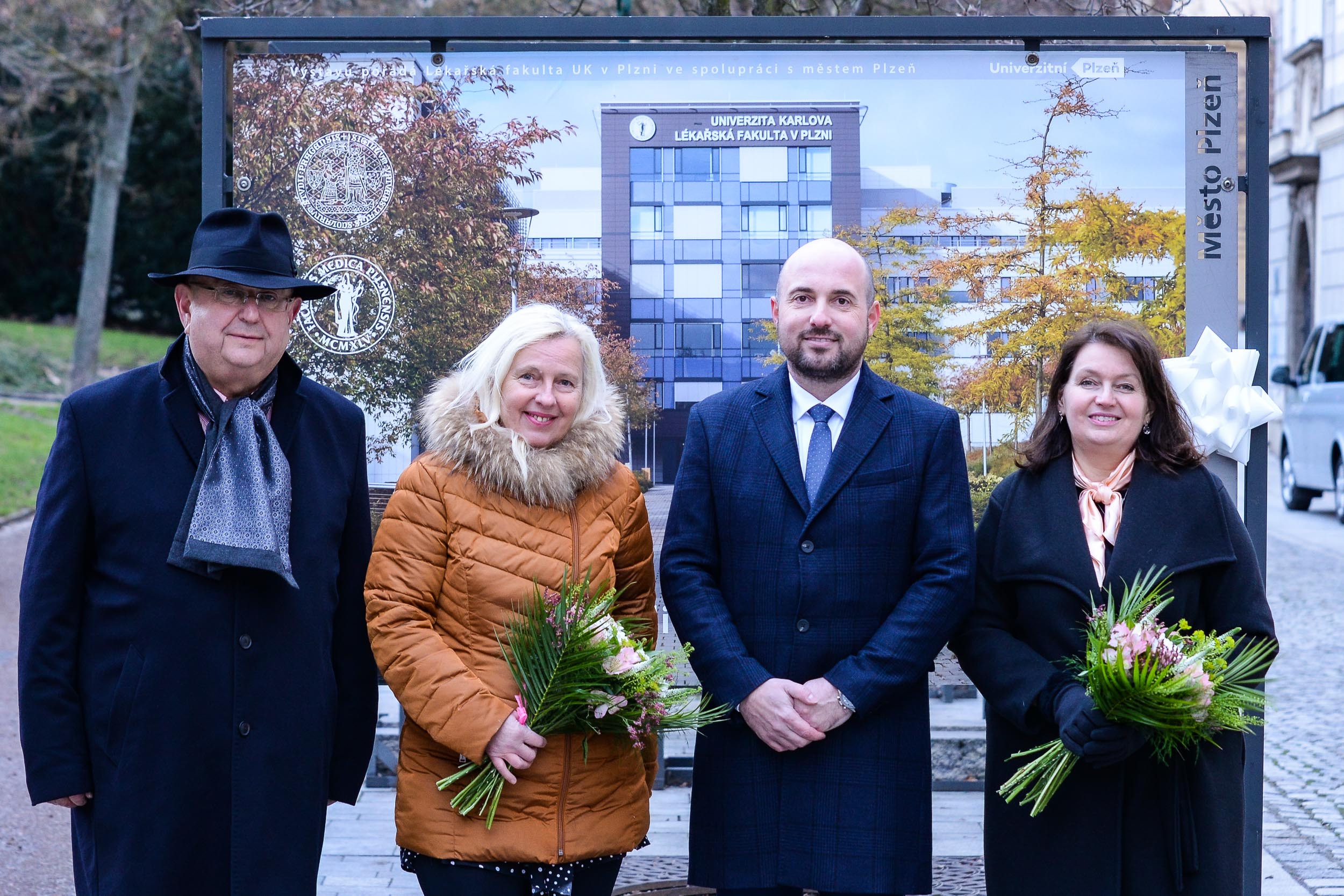 Výstava Lékařská fakulta v Plzni Univerzity Karlovy – cesta k moderní medicíně (foto: M. Pecuch, 1.2.2023)